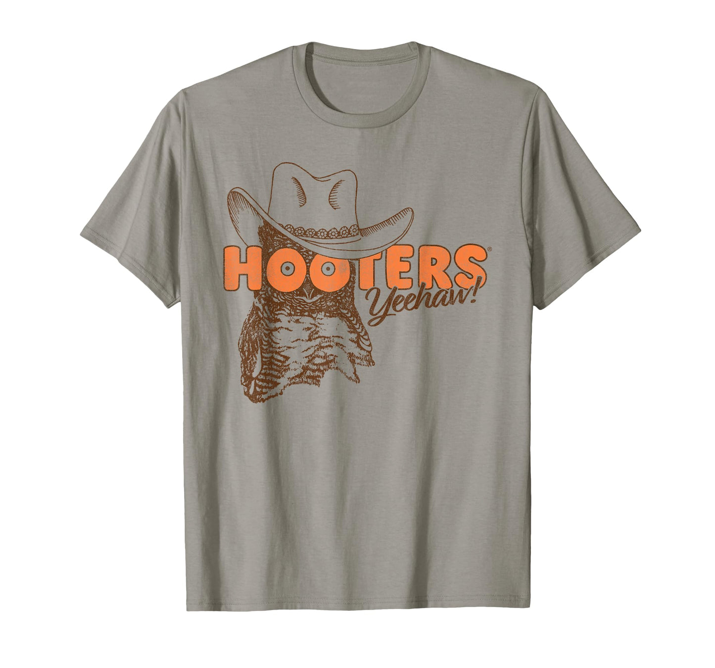 Hooters Hootie The Owl Yeehaw! Country Cowboy Logo Funny T-Shirt