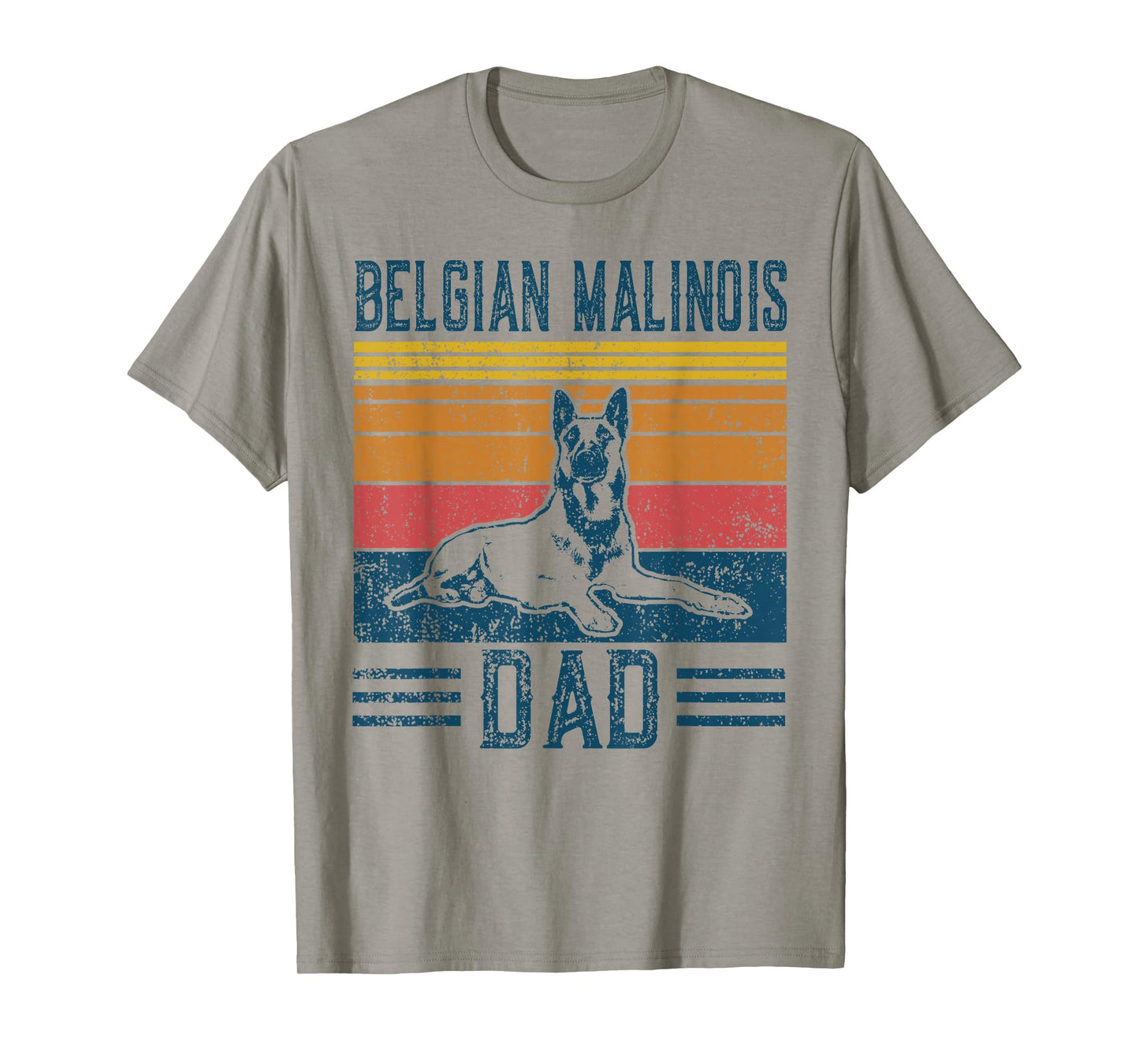 Dog | Belgian Shepherd Papa - Vintage Belgian Malinois Dad T-Shirt