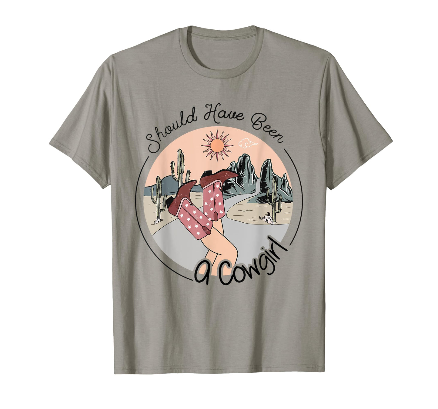 I Should Have Been A Cowboy Cowgirl Player Bull Riding T-Shirt