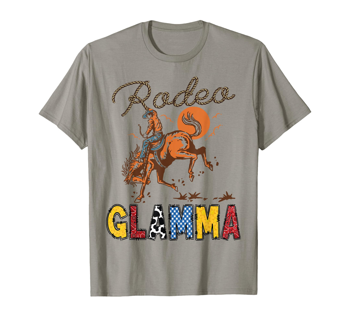 Rodeo Glamma Cowboy Cowgirl Birthday Matching Family T-Shirt