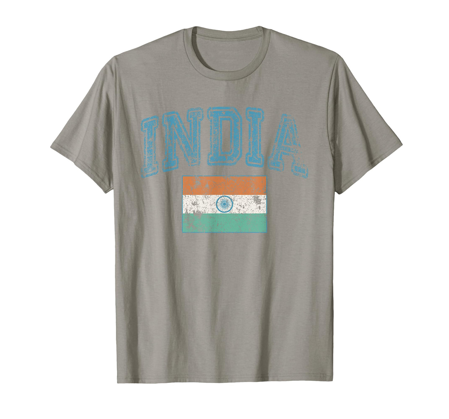 Vintage Retro Faded India Flag Indian Pride T-Shirt