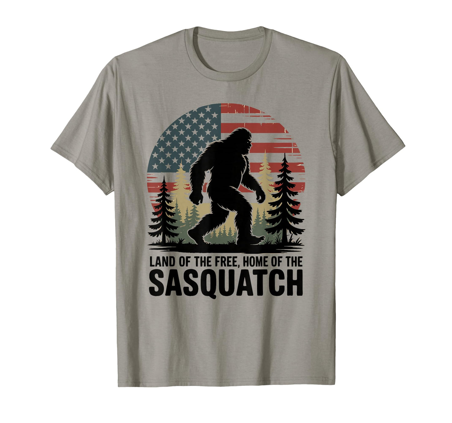 Land of The Free, Home of The Sasquatch T-Shirt