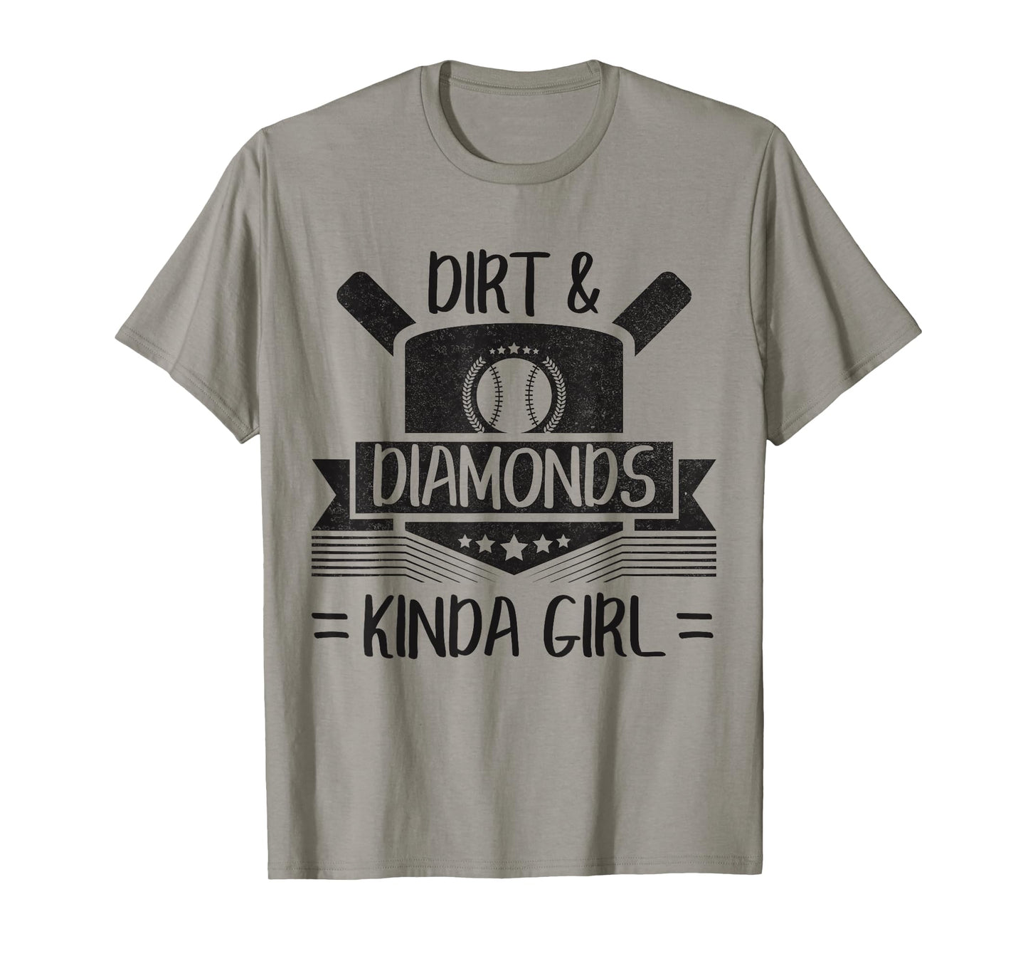 Fun Cute Baseball Softball Home Plate Kinda Girl T-Shirt