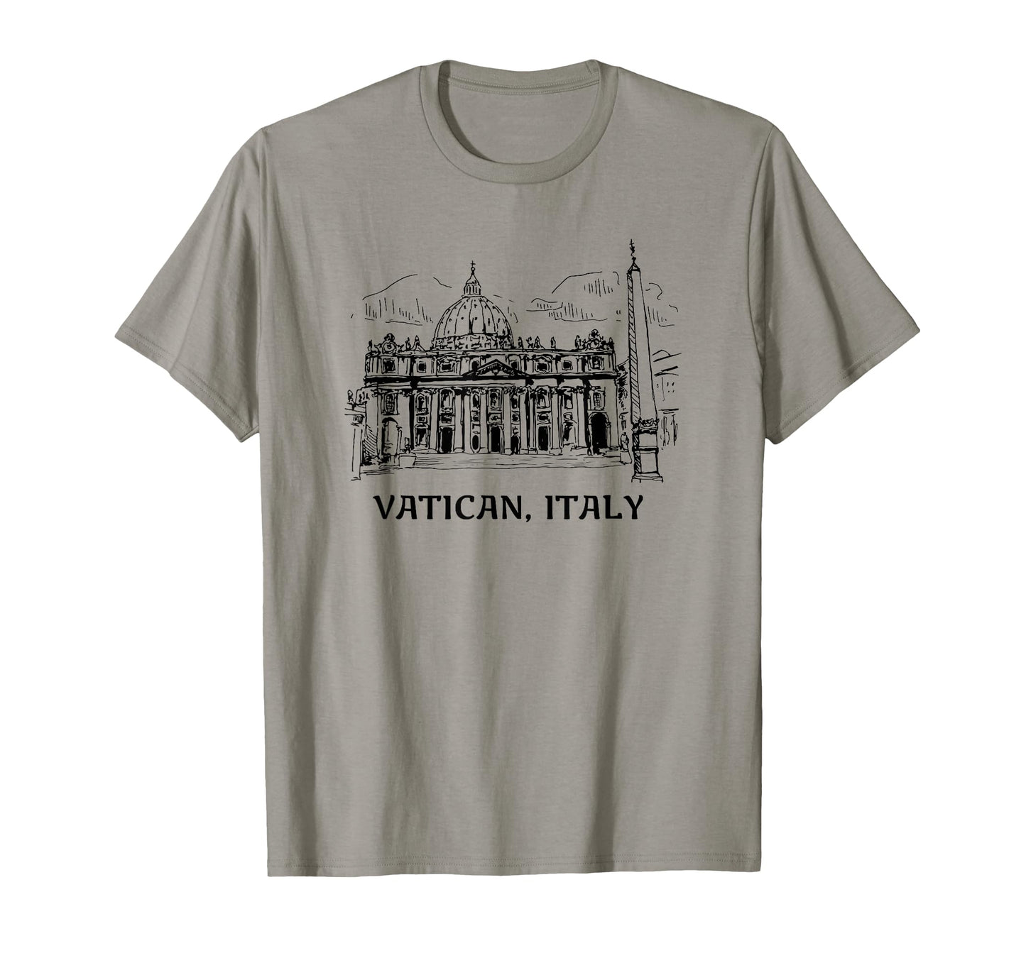 Tee4One Travel Vacation Countries Vatican City Italy Summer Travel T-Shirt