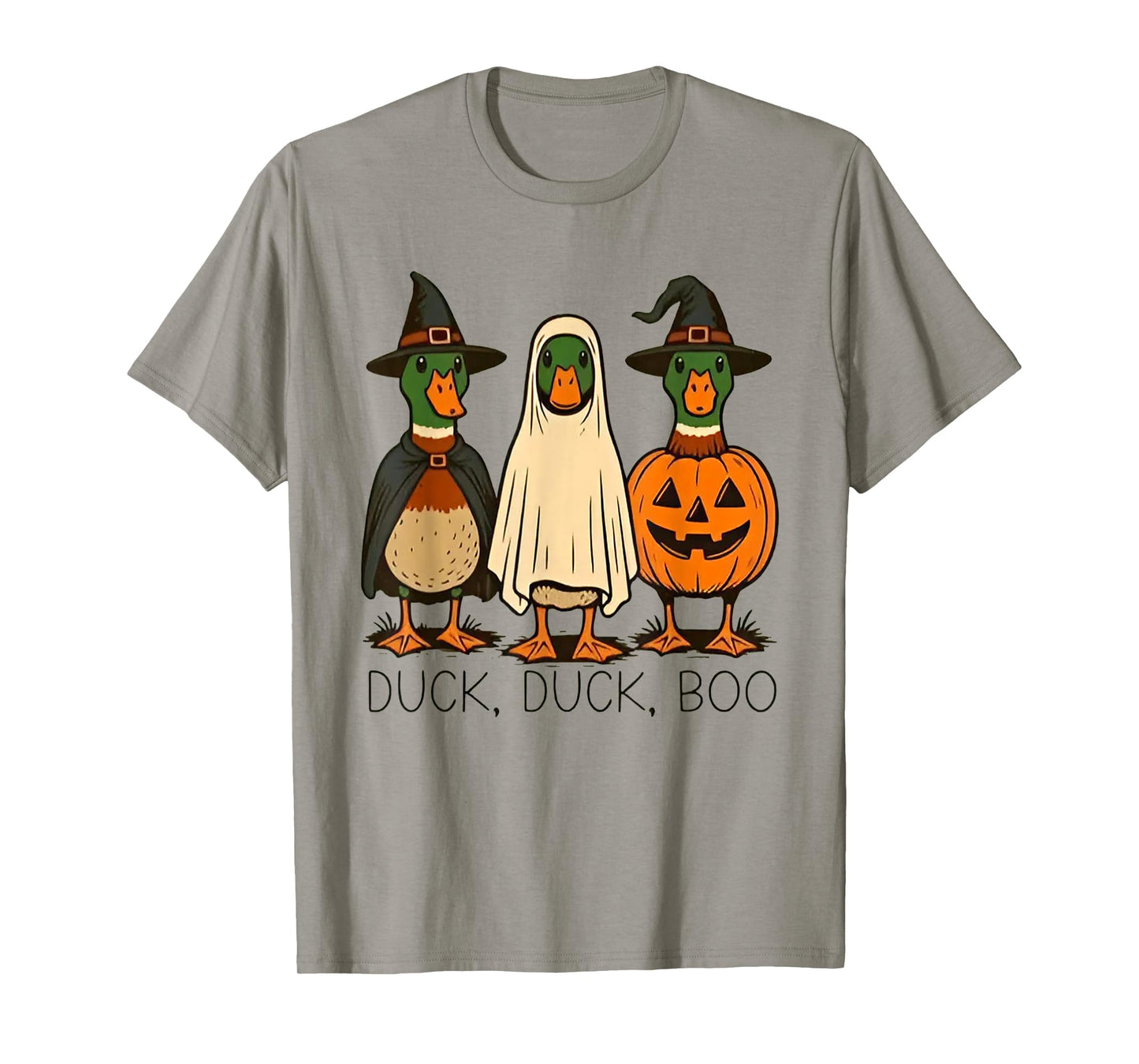 Duck Duck Boo Funny Ghost Duck Halloween T-Shirt