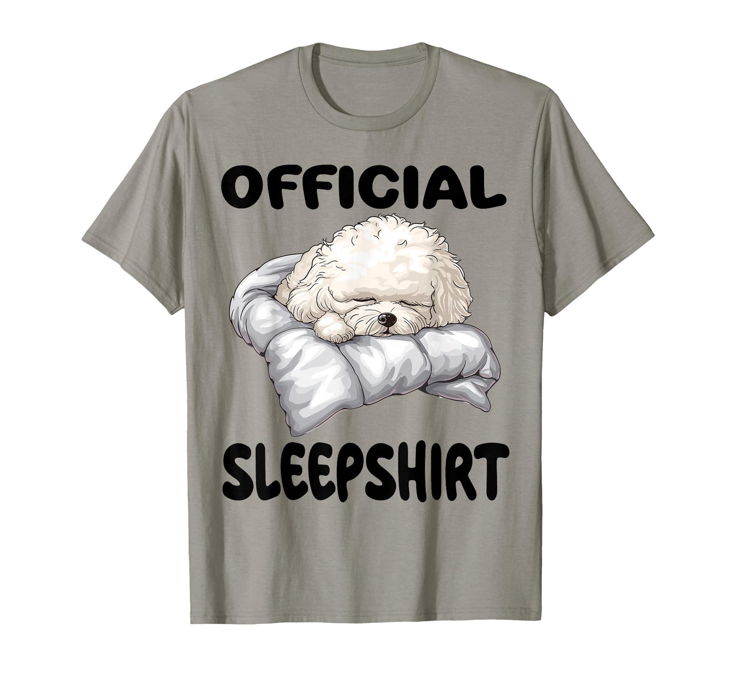 Bichon Frise Dog Official Sleepshirt Pajamas Nightgown T-Shirt