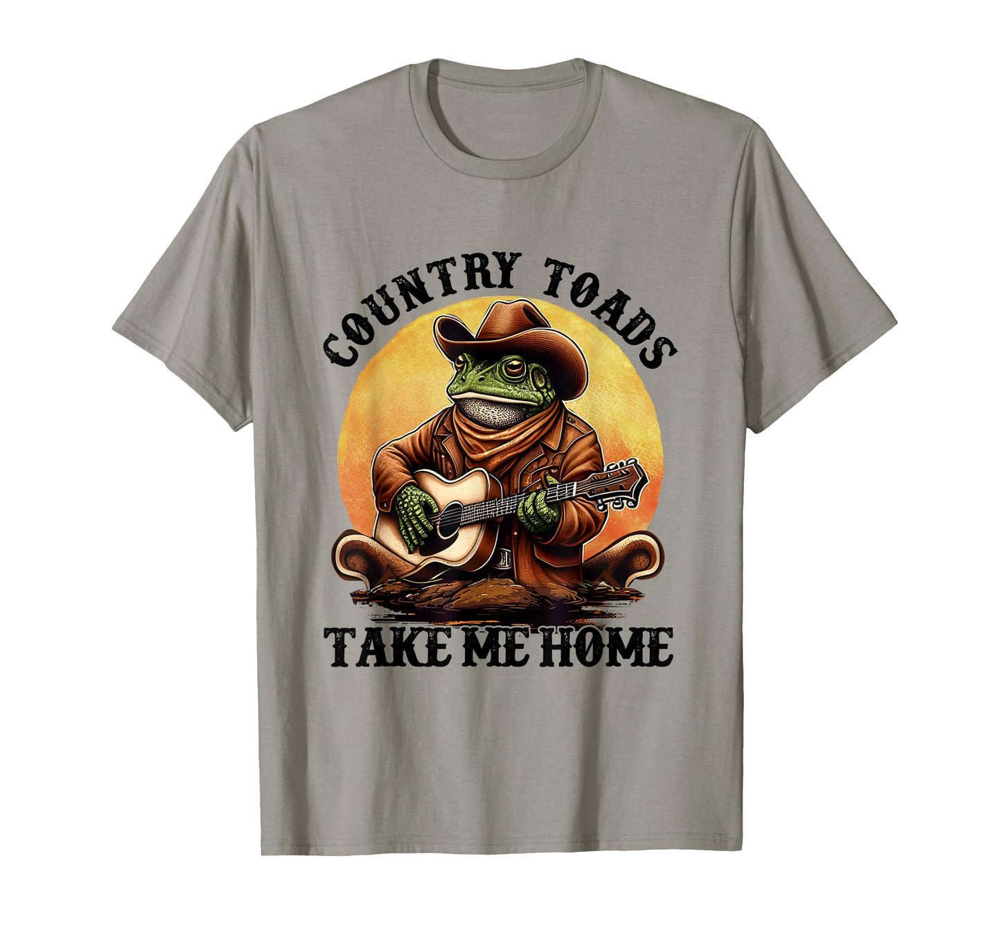Country Toads Take Me Home Funny Country Music Toad T-Shirt