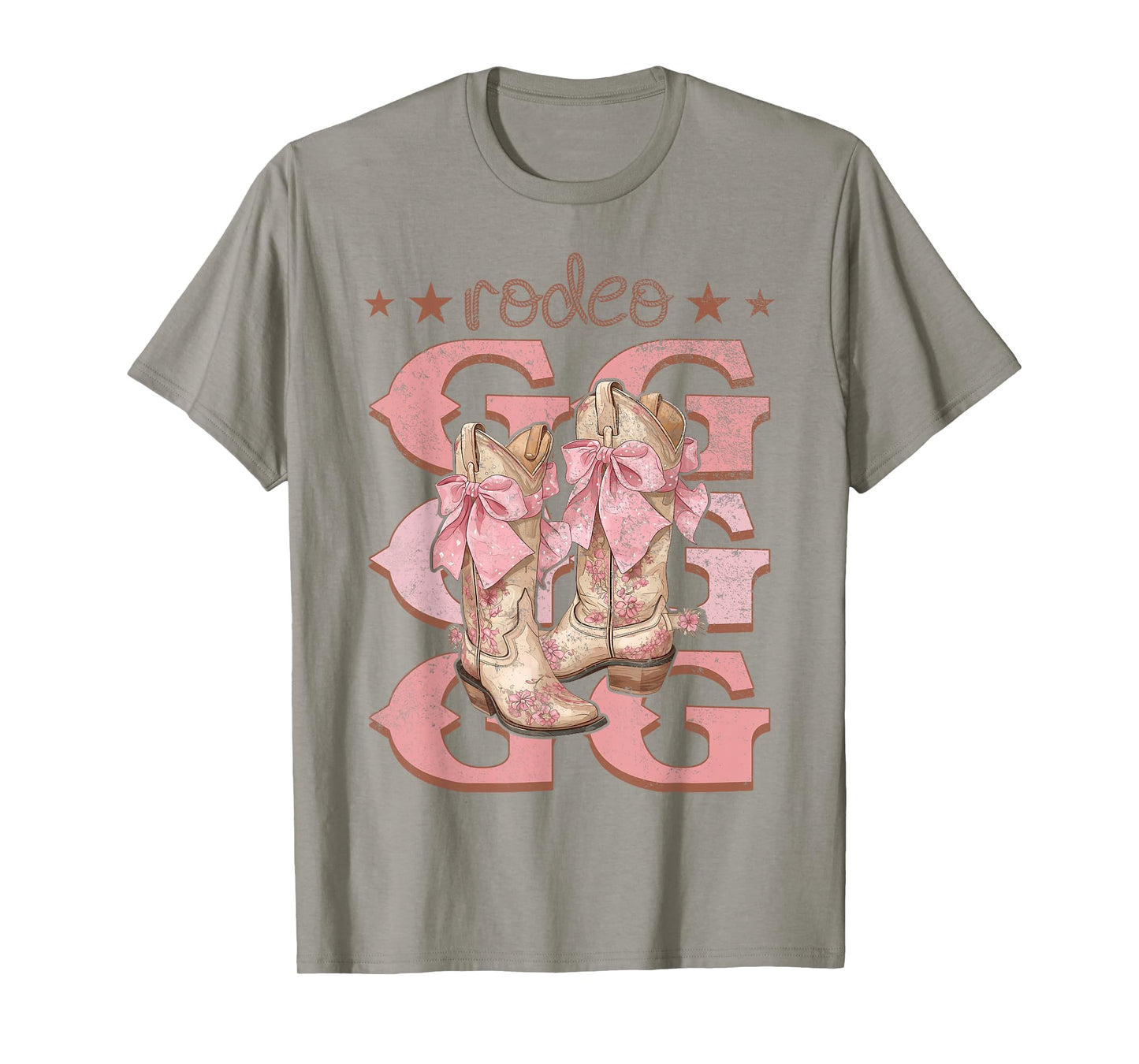 Rodeo GG Pink Boots Coquette Cow-Girl Birthday Party T-Shirt