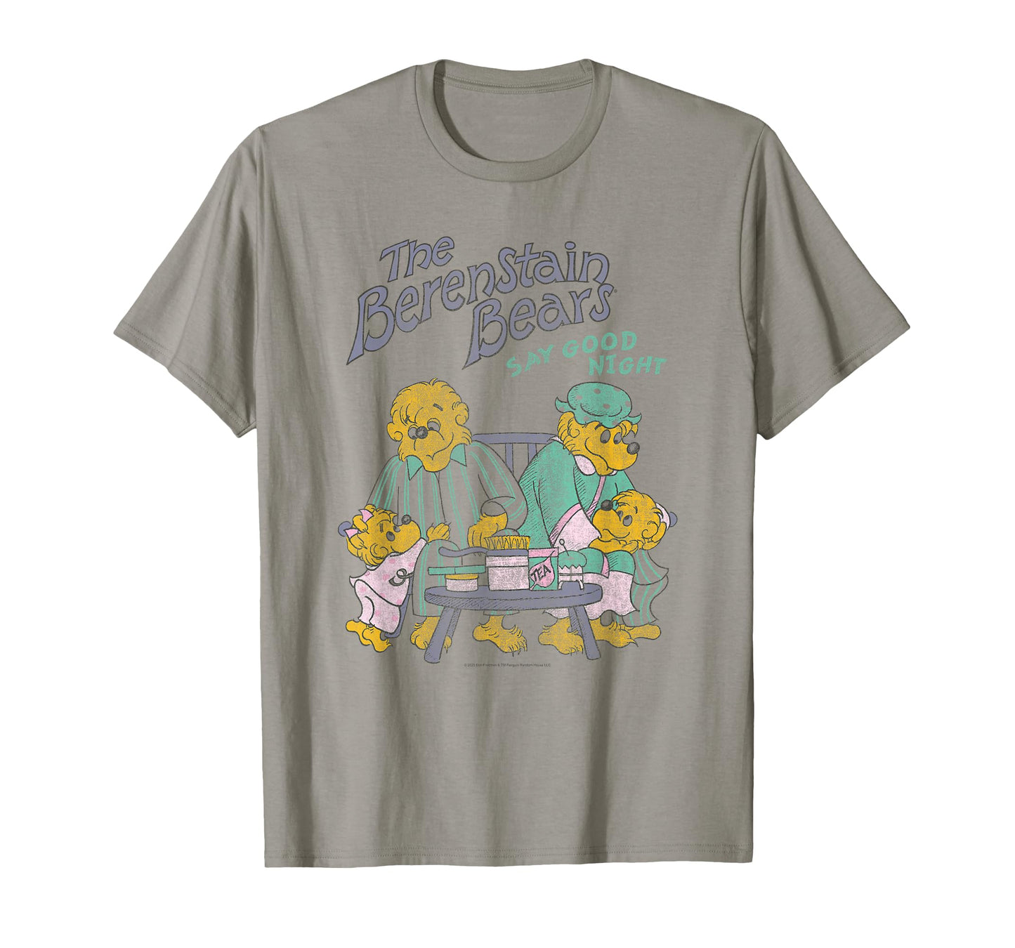 The Berenstain Bears Say Good Night Family Vintage Book T-Shirt