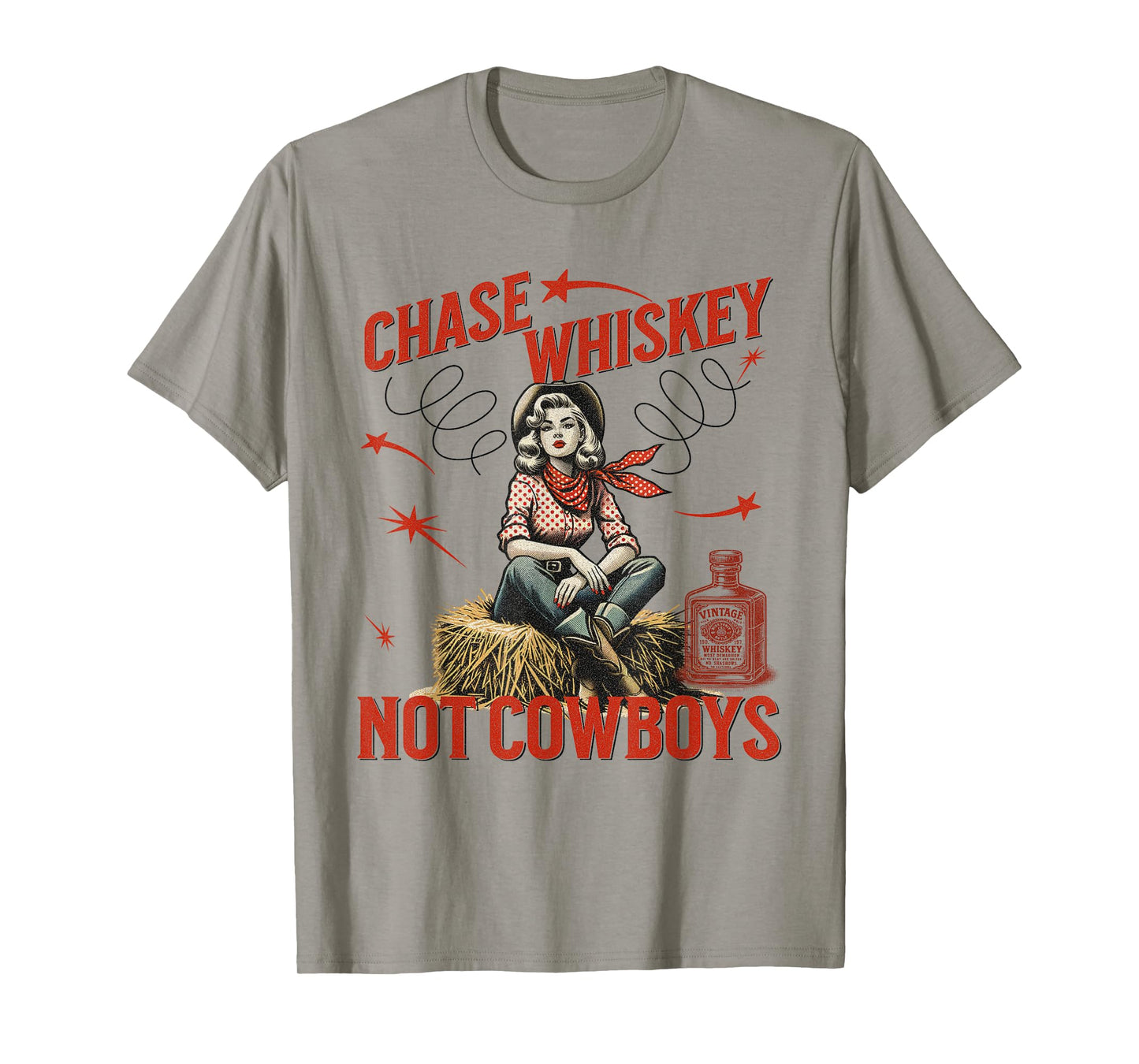 Chase Whiskey Not Cowboys Retro Rodeo T-Shirt