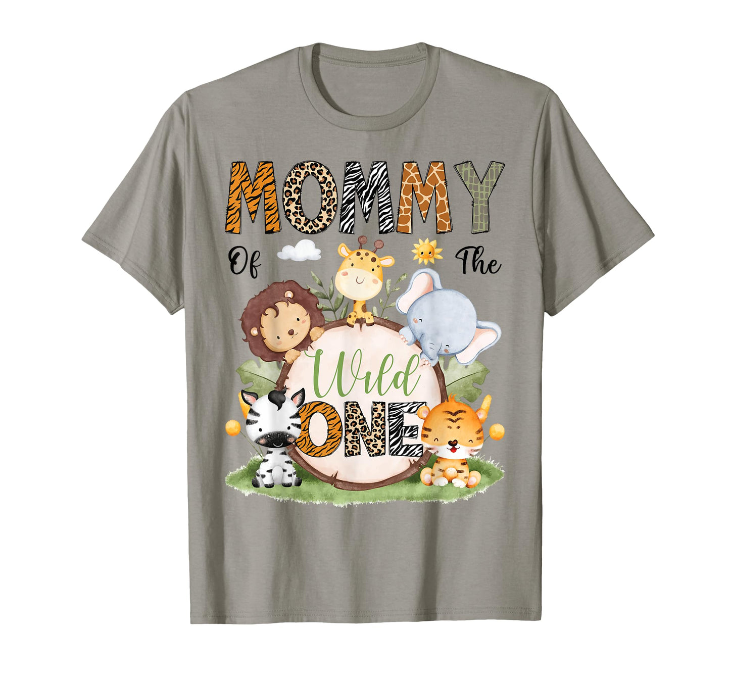 Mommy Of The Wild One 1St Birthday Boy Safari Lover T-Shirt