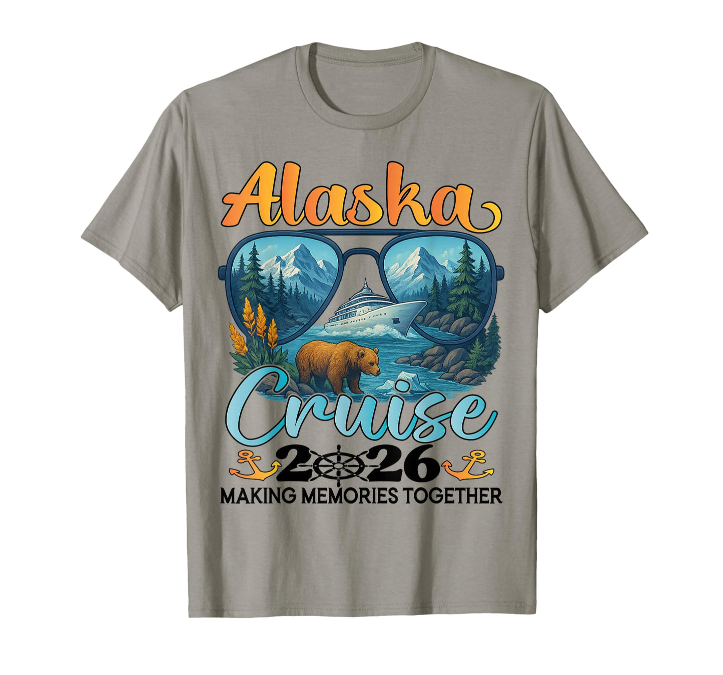 Matching Family Group Alaskan Alaska Cruise 2026 Friends T-Shirt