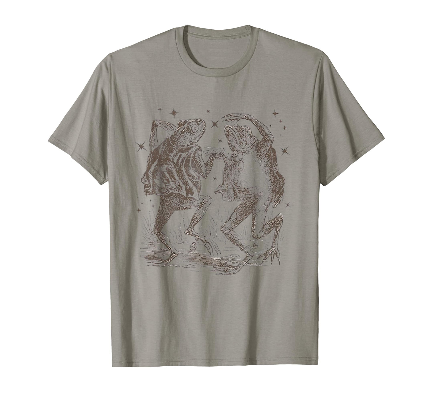 Dancing Frog Stars Vintage 90s Tattoo Style T-Shirt
