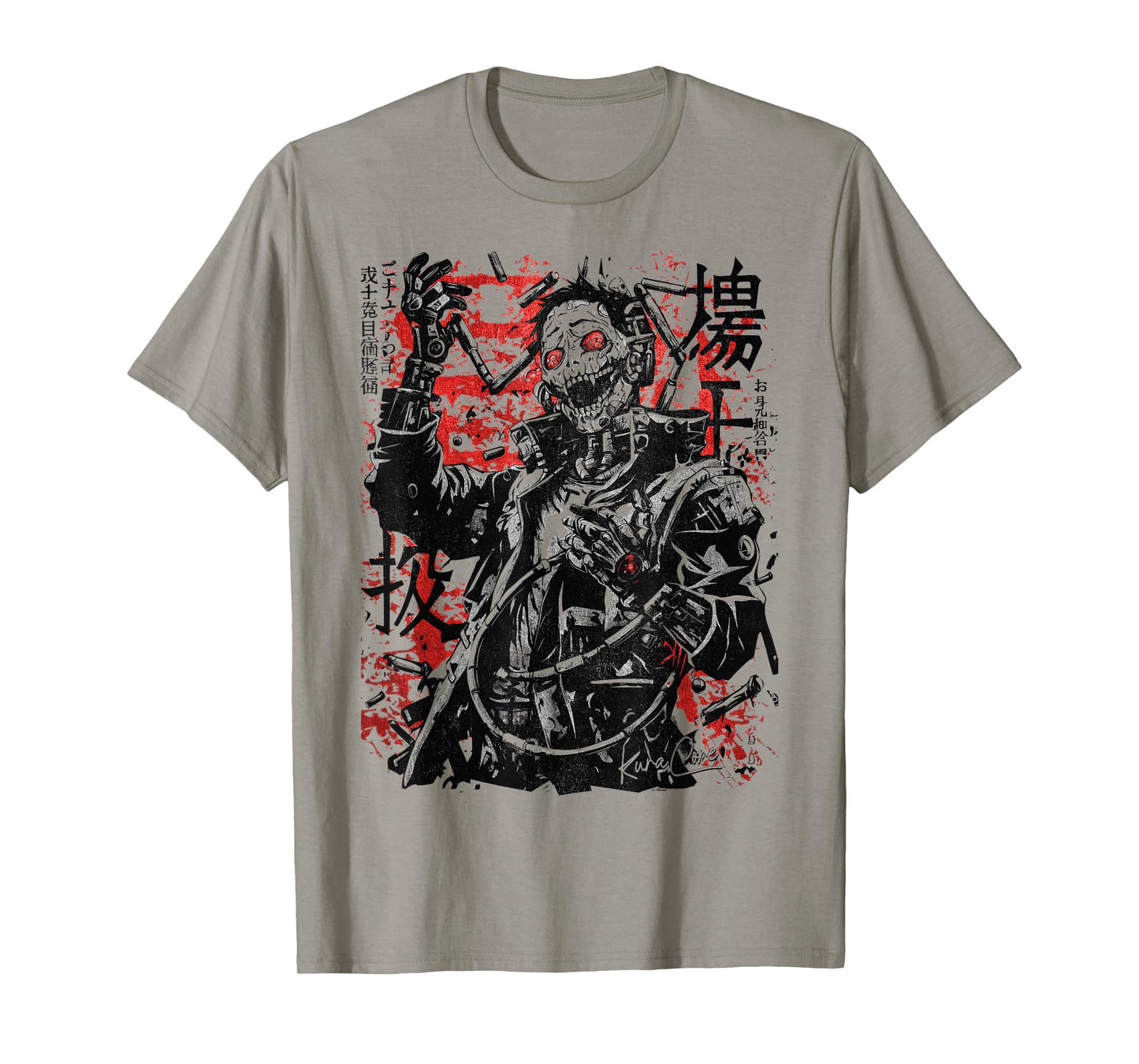 Japanese Streetwear Cyberpunk Y2K Techwear Retro Manga Anime T-Shirt