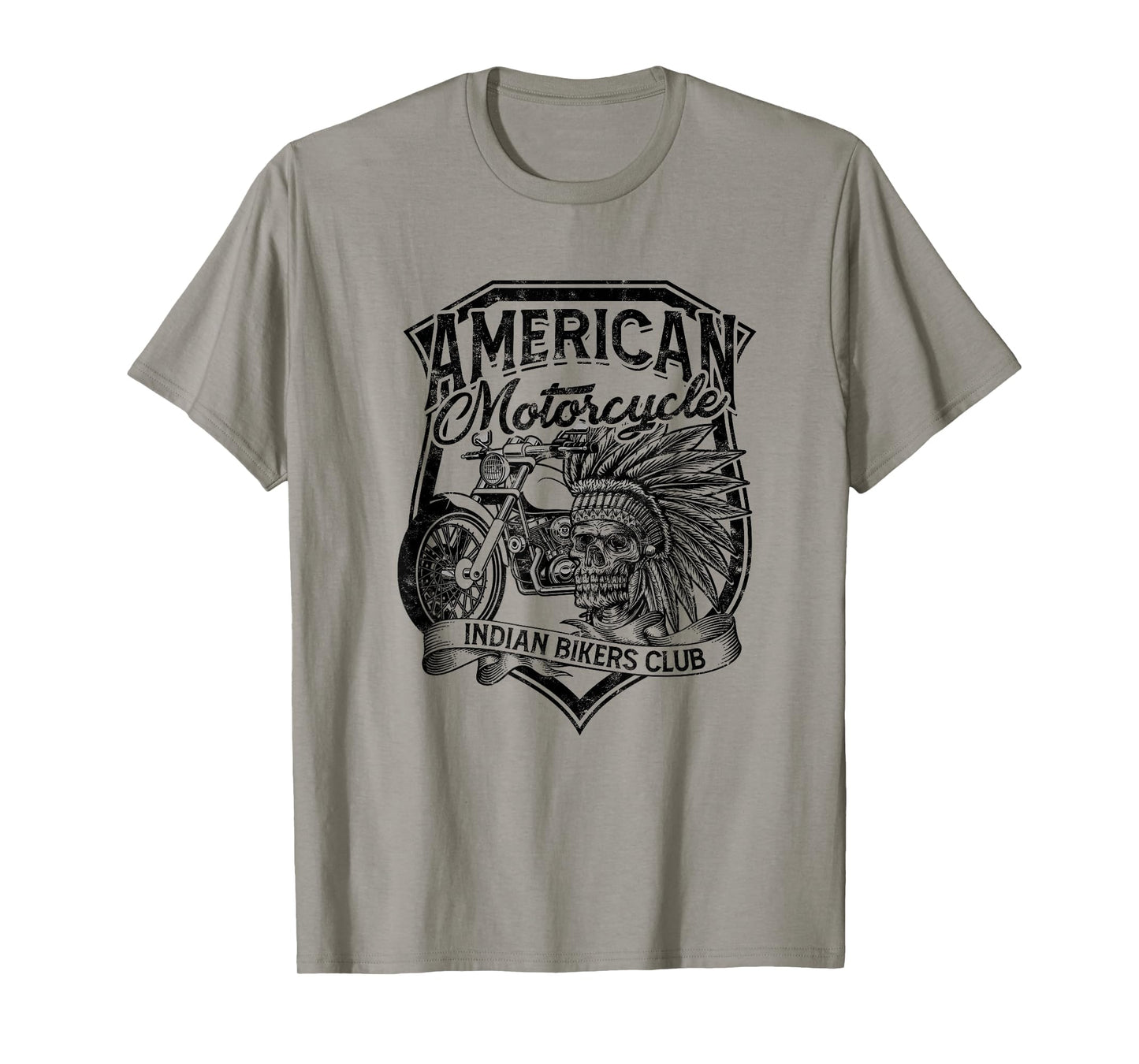 American Motorcycle Indian bikers club - Native american T-Shirt