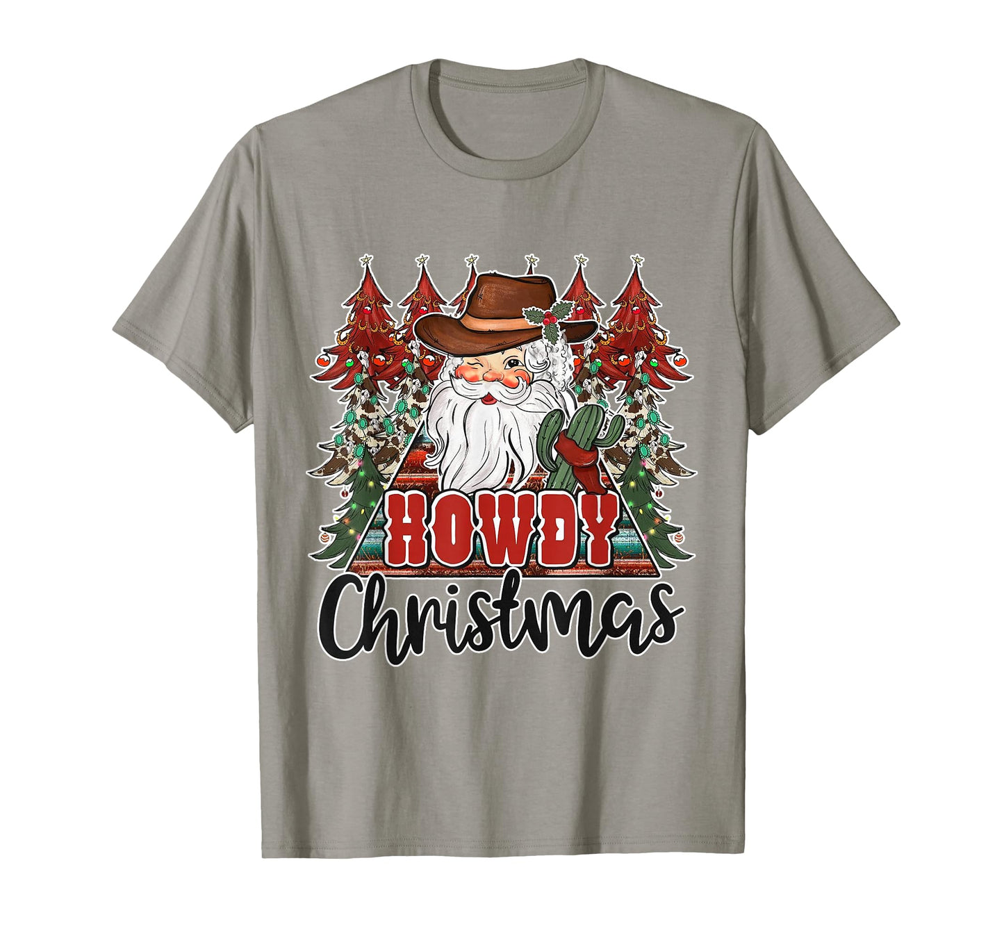 Howdy Christmas Santa Claus T-Shirt