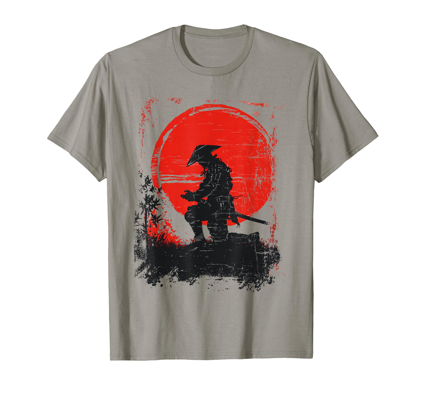 Retro Samurai Fighter Ukiyo Japan T-Shirt