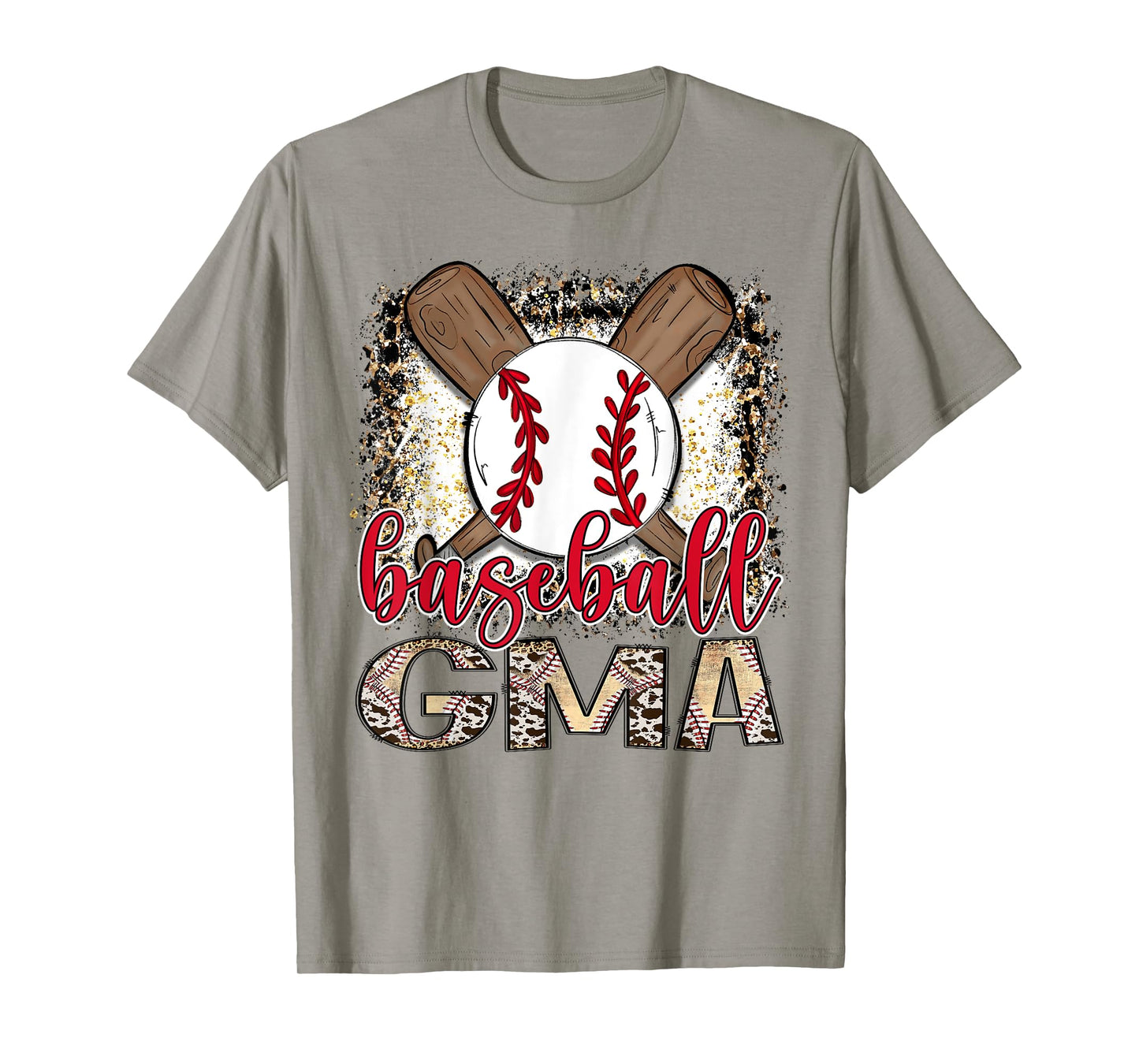 Baseball Gma Leopard Proud Ball Gma Game Day T-Shirt