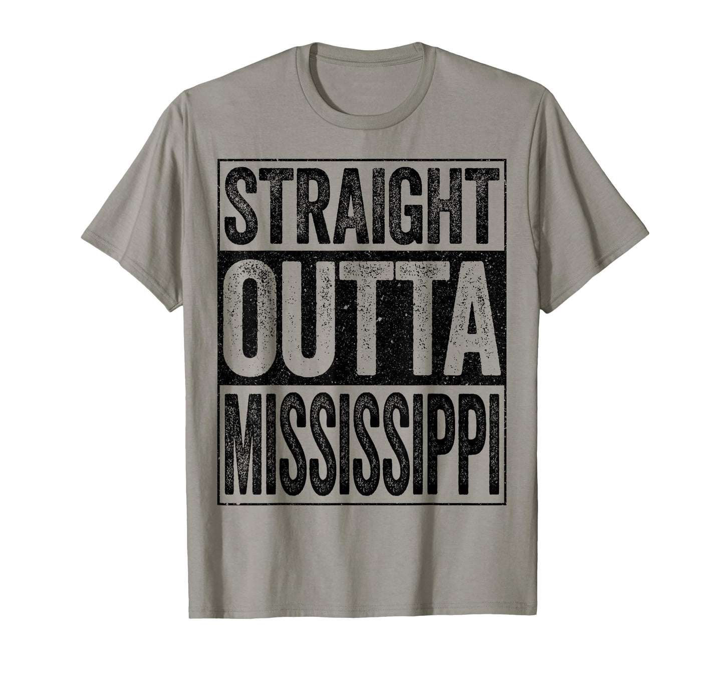 Straight Outta Mississippi Shirt Men Women Kids MS State T-Shirt