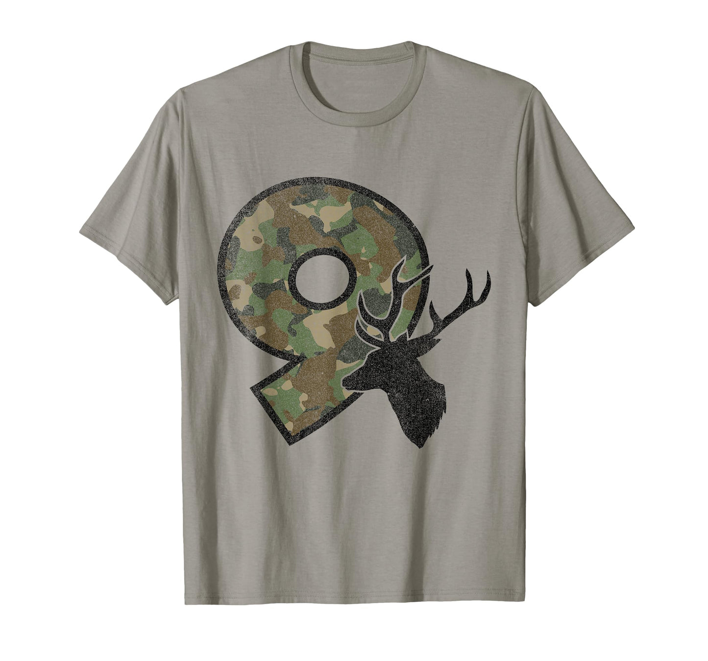 9 Nine Year Old Boy Ninth Birthday Country Camo Deer Hunter T-Shirt