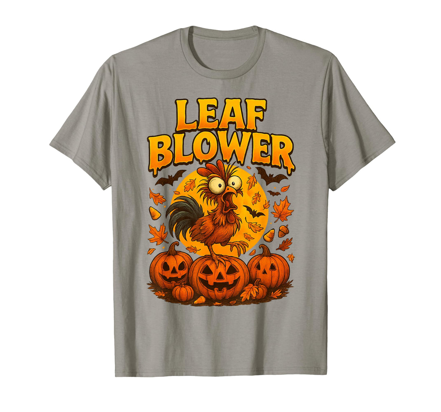 Funny Chicken Leaf Blower Chicken Rooster Farm Life Cozy T-Shirt