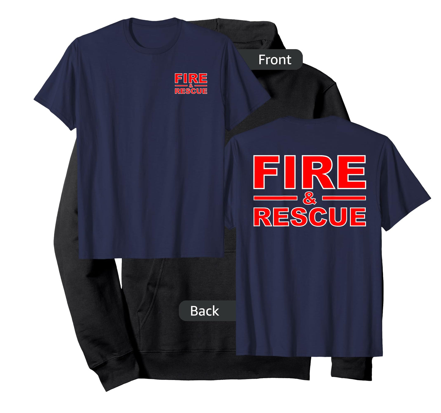 FIRE Rescue FIRE Fighter Fireman Kids Youth Adult Boys Girls T-Shirt
