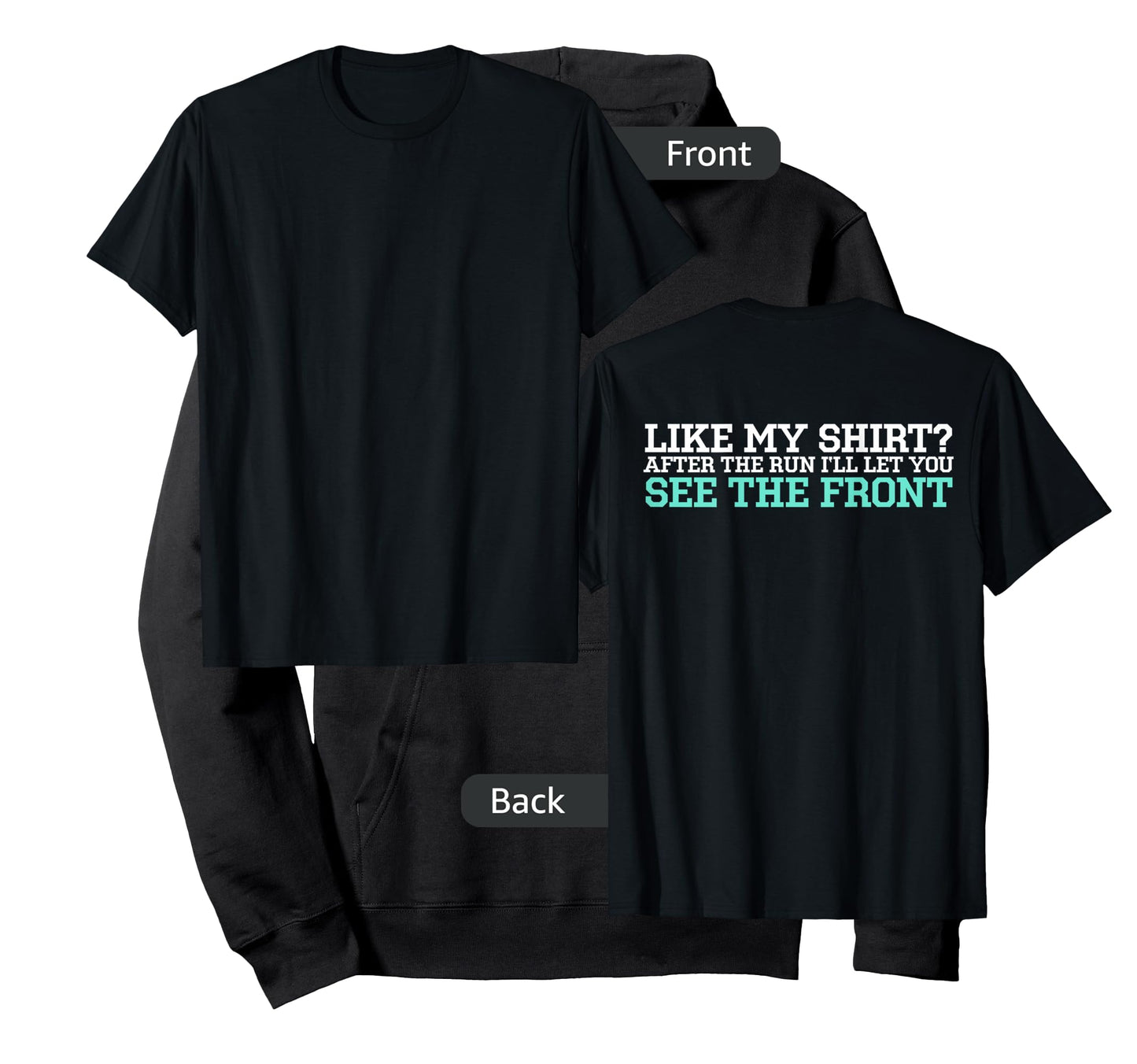 Cross Country Running Shirt With Back Print - Funny XC Shirt