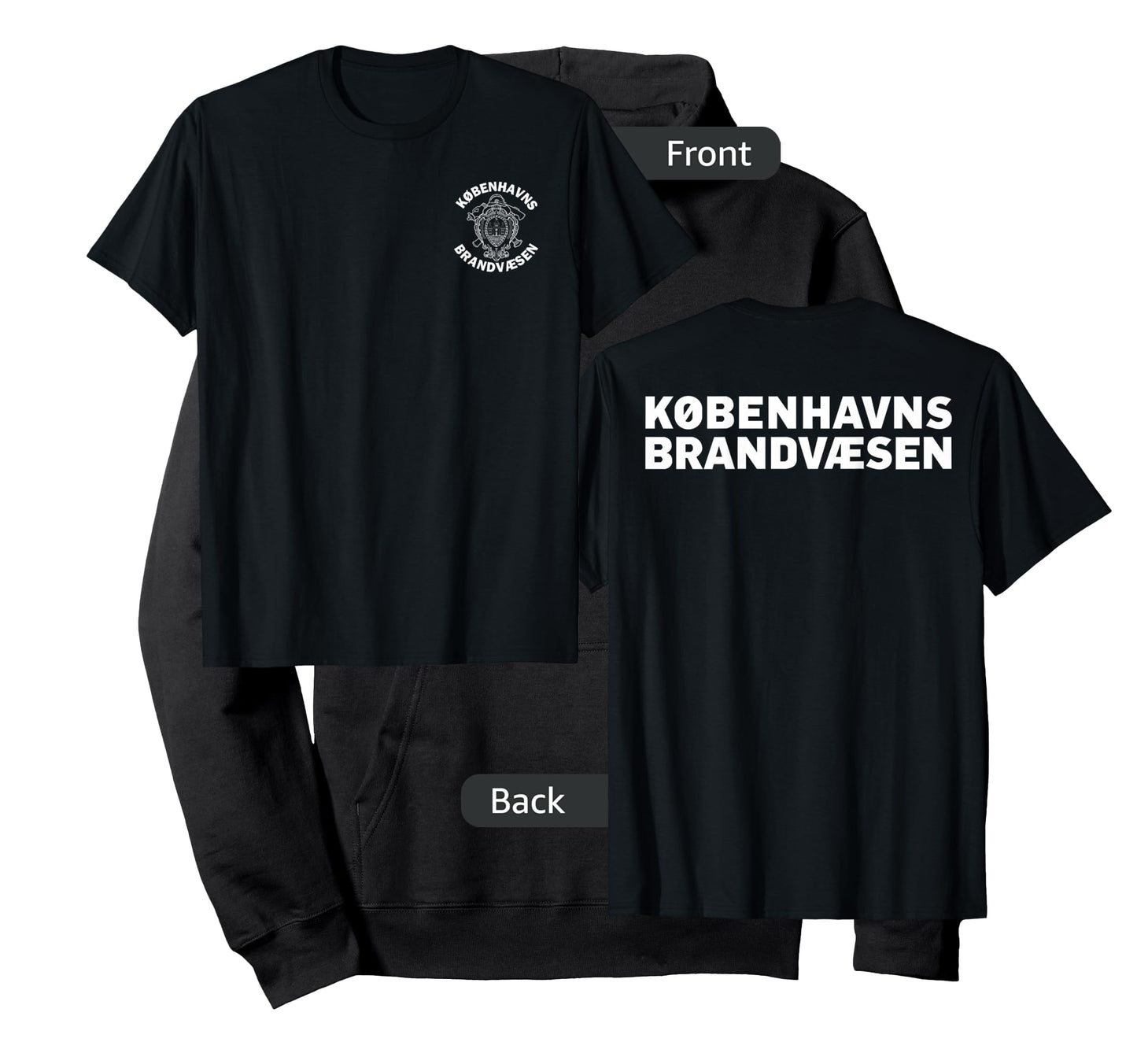 Danish Copenhagen Fire Department Firefighter T-shirt T-Shirt
