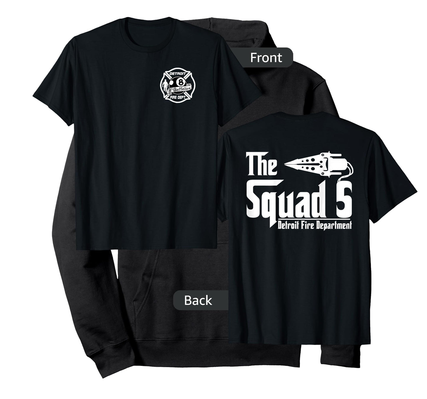 The Squad 5 Detroit Fire Department by JaySinMyers T-Shirt
