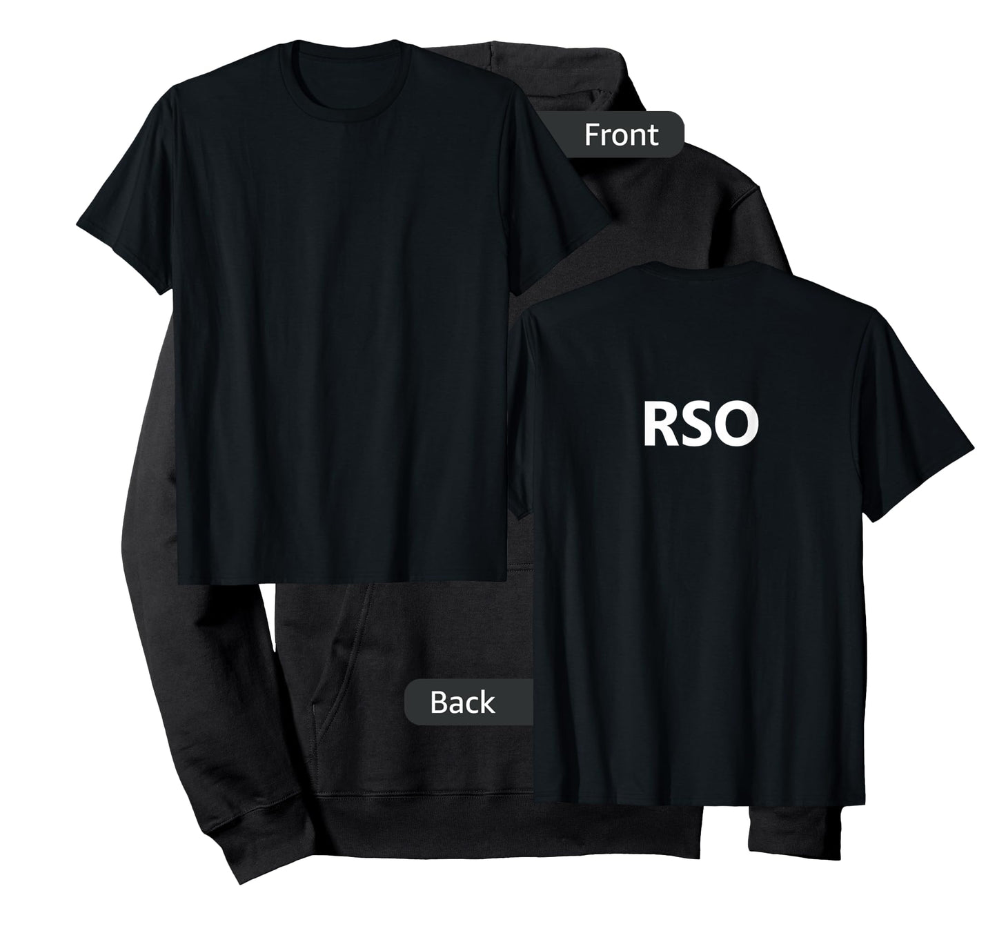 Range Safety Officer RSO Gun Job Employee (BACK PRINT) T-Shirt