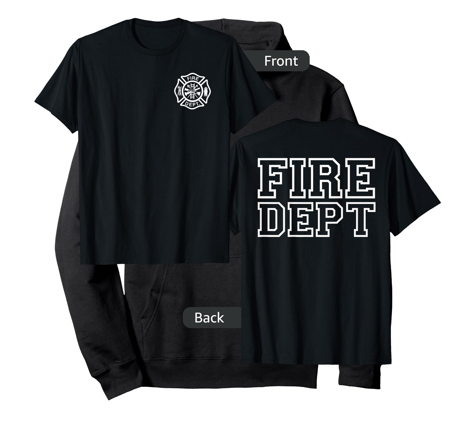 Fire Department Logo Uniform Fireman Symbol Firefighter Gear T-Shirt