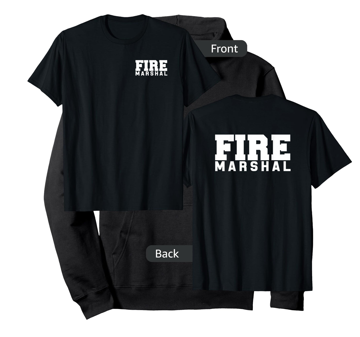 Fire Marshal Commissioner Firefighters Investigators Duty T-Shirt