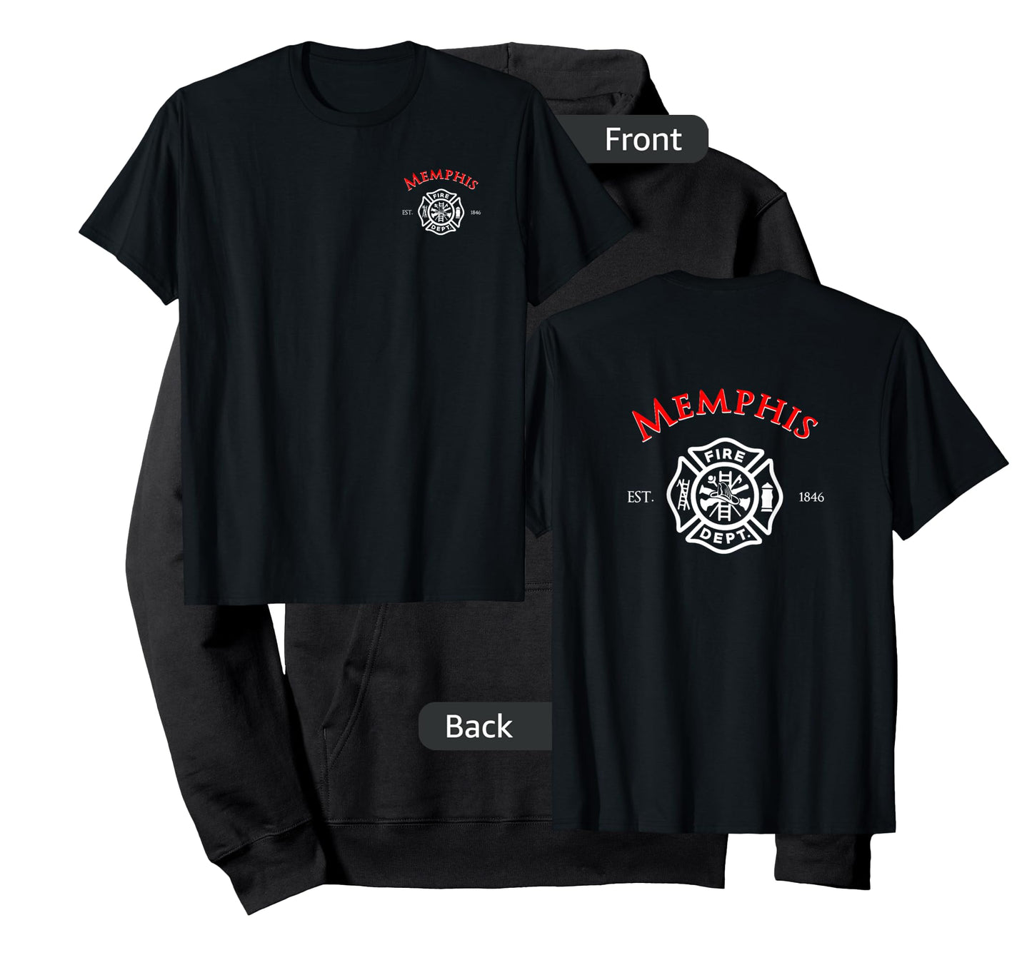 City of Memphis Fire Rescue Tennessee Firefighter T-Shirt T-Shirt