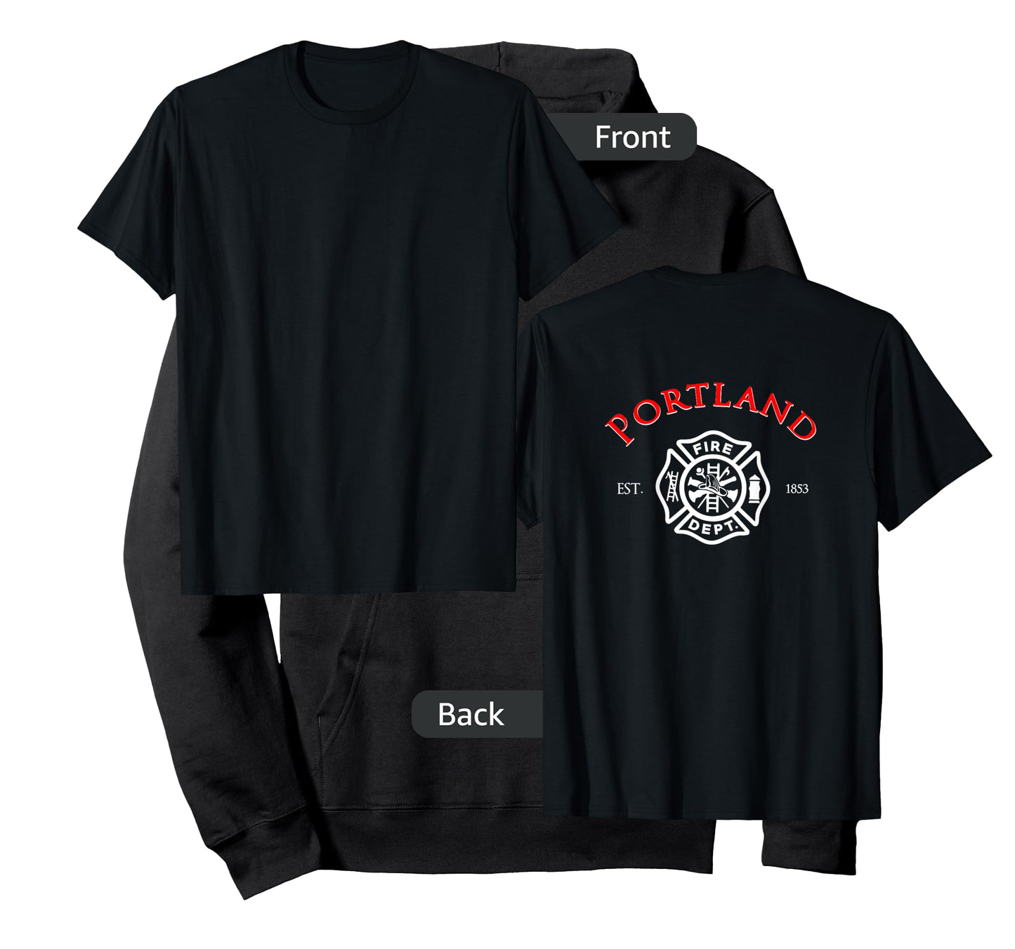 City of Portland Fire Rescue Oregon Firefighter T-Shirt T-Shirt