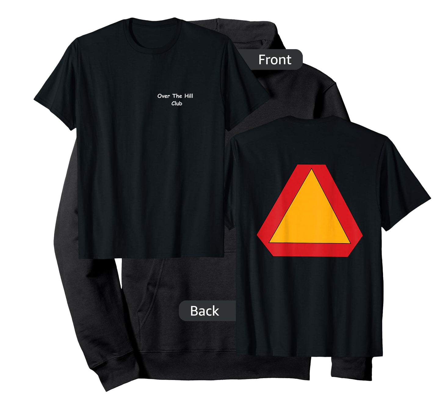 Over The Hill Shirts Slow Moving Vehicle T Shirt T-Shirt