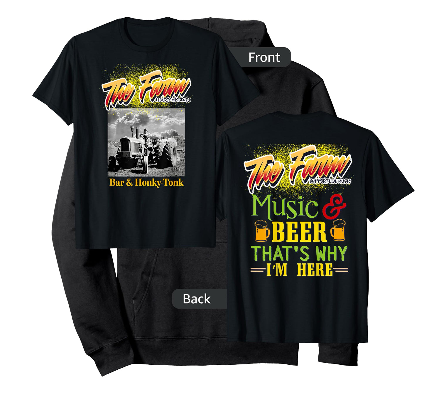 The Farm Liberty Missouri USA Live Music Bar Honky-tonk #1 T-Shirt