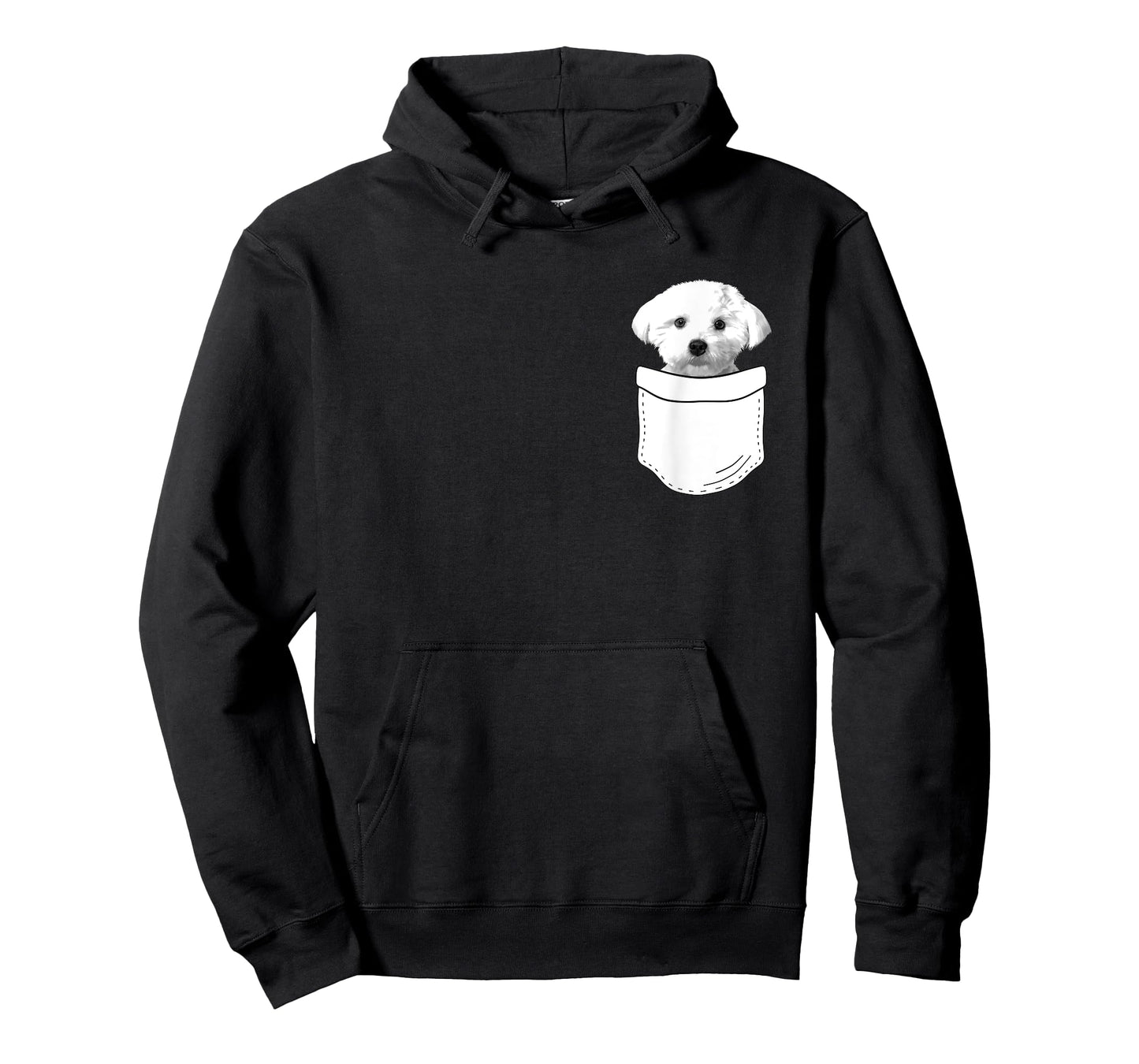 Cool Maltese Art For Men Women Dog In A Pocket Dog Trainer T-Shirt