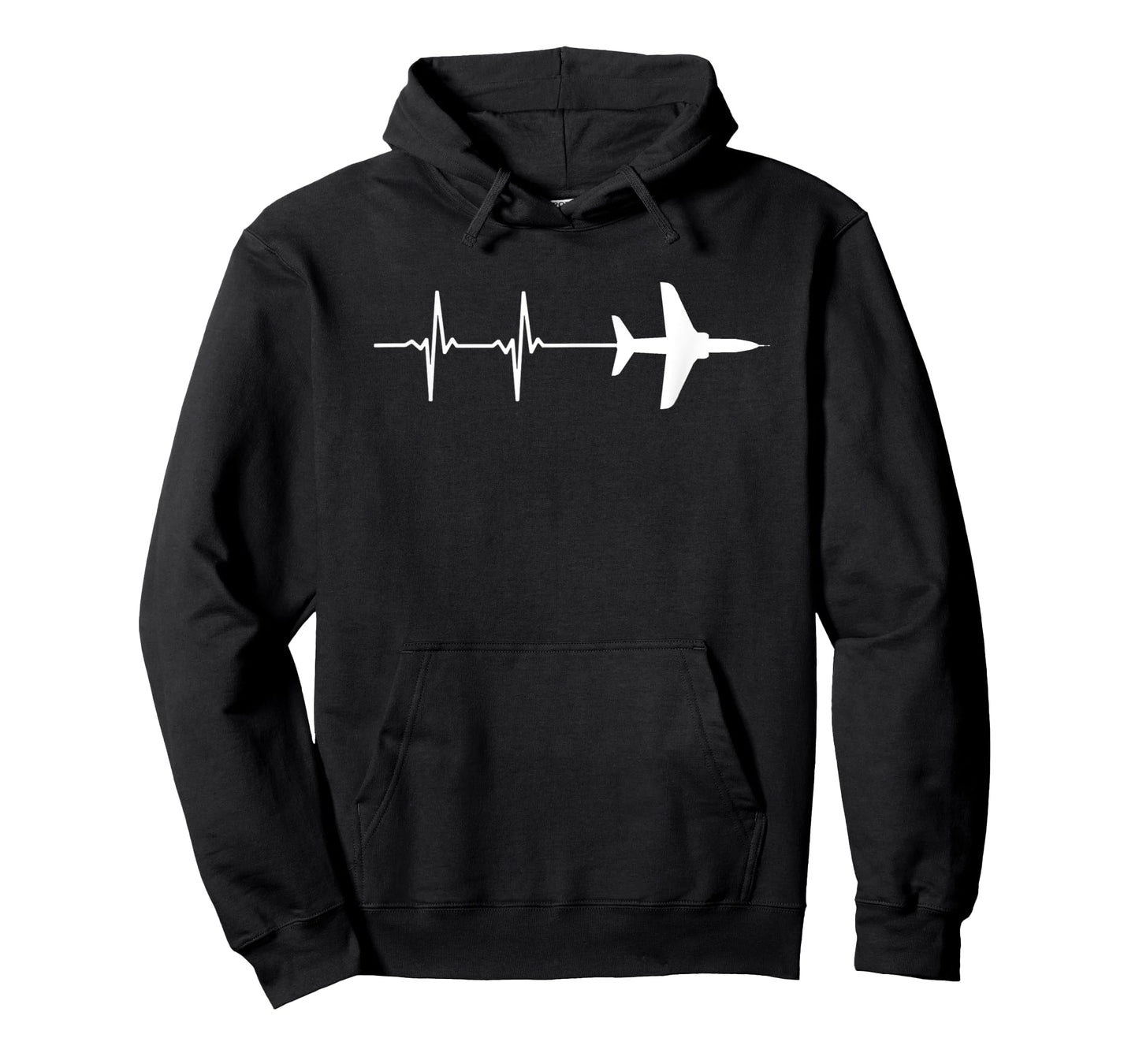 EKG Heartbeat T-45 Goshawk Military Airplane T-Shirt