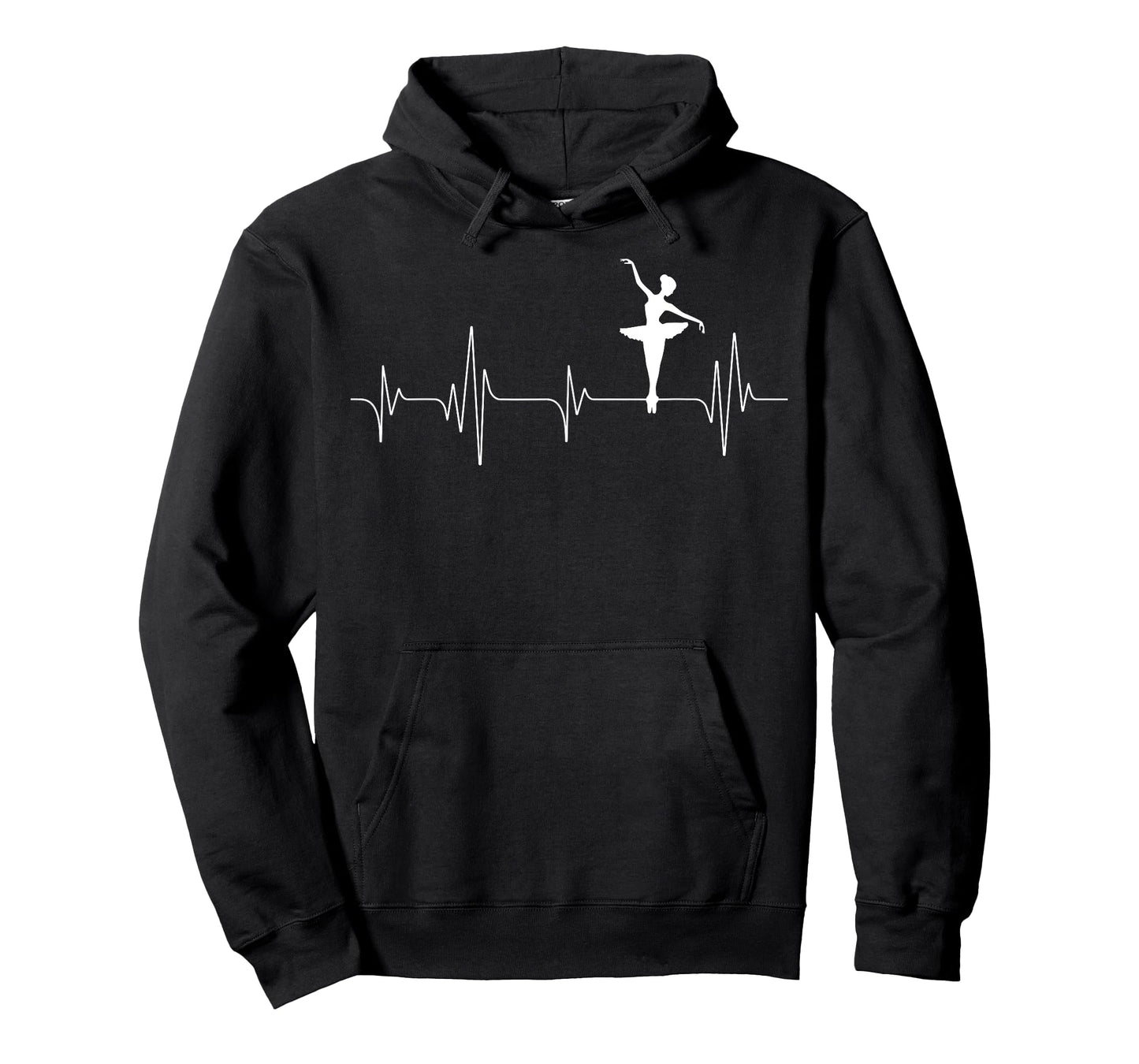 Ballerina Dancing Heartbeat - Ballet Dancer Barre Pointe T-Shirt
