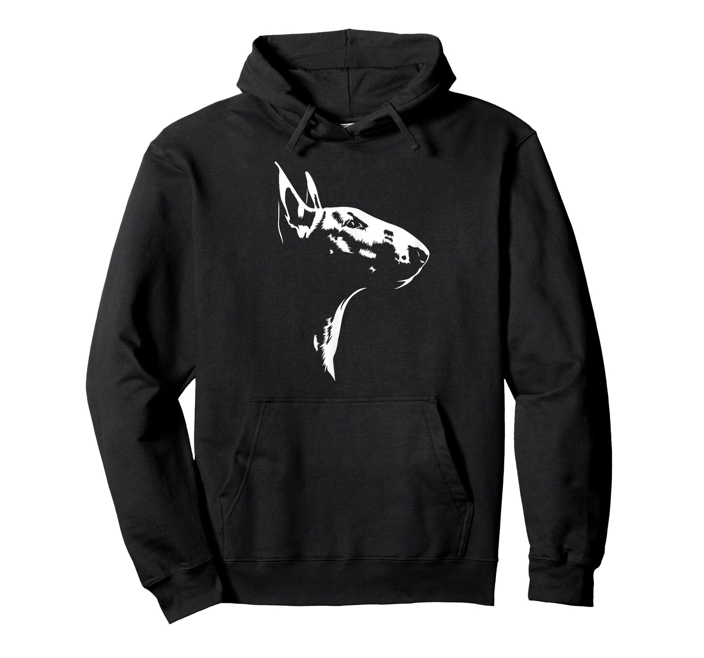 English Bull Terrier Silhouette portrait dog mom dog T-Shirt