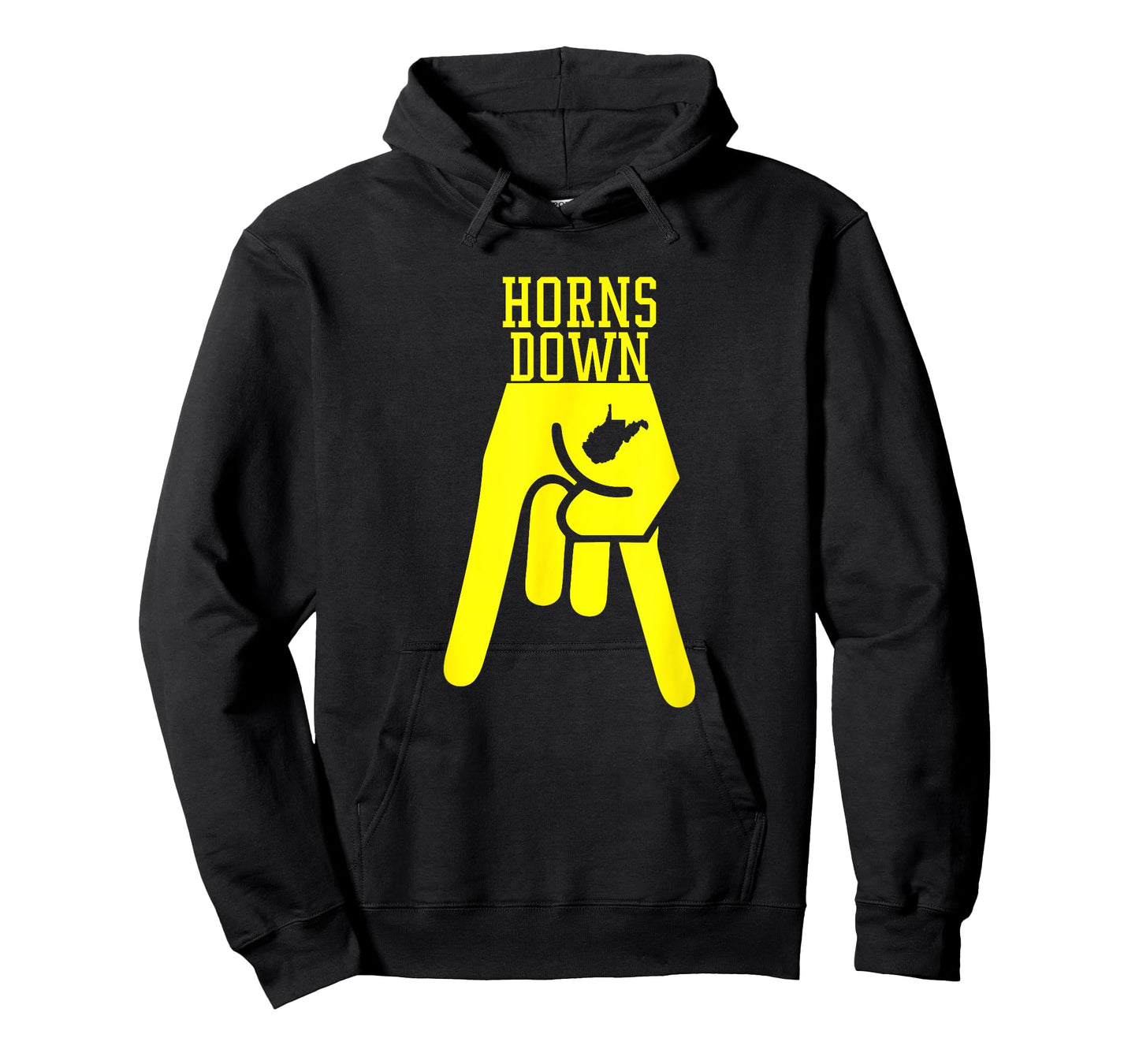 Horns Down West By God Virginia T-Shirt