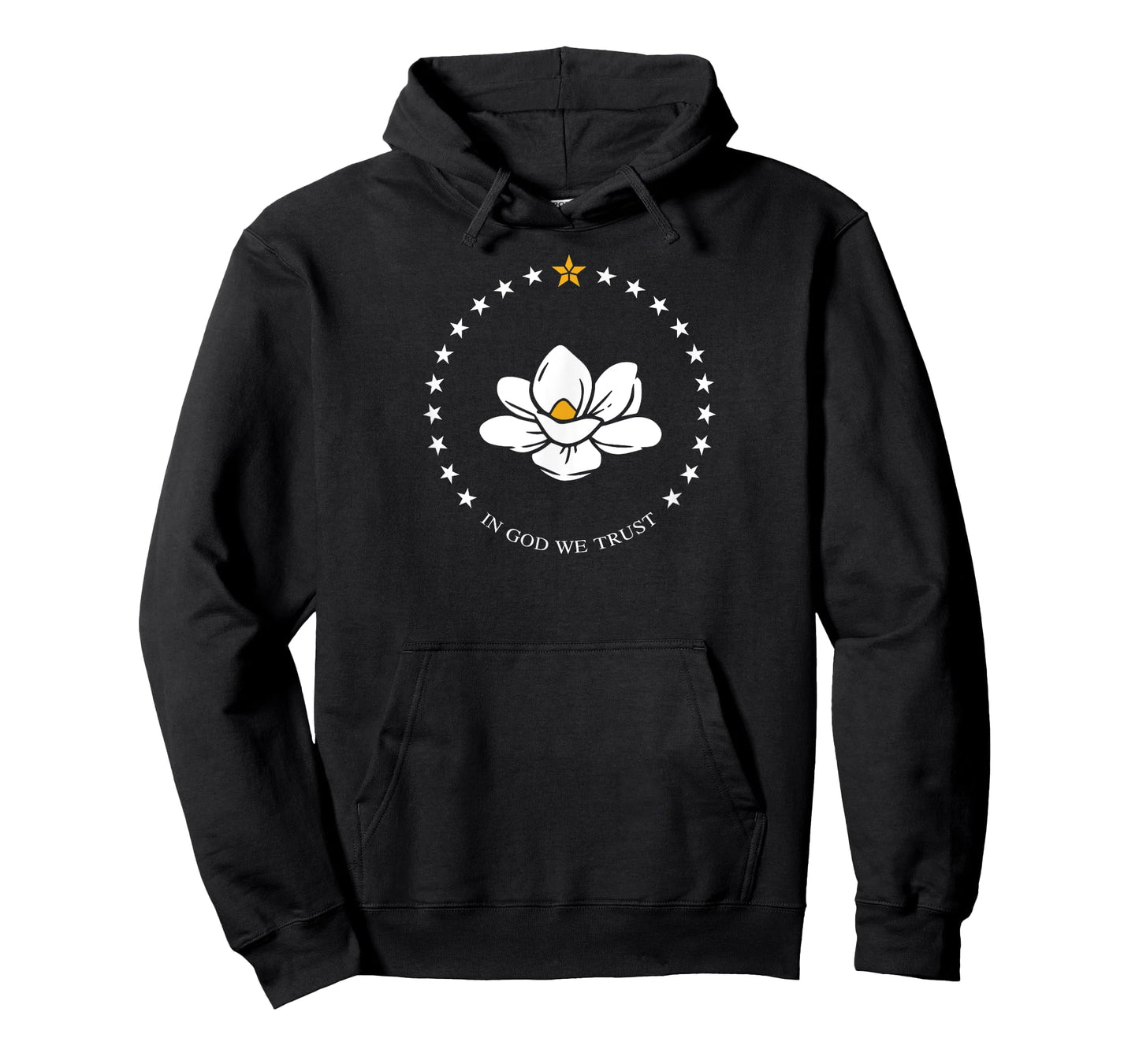 State of Mississippi Flag Magnolia Flower T-Shirt