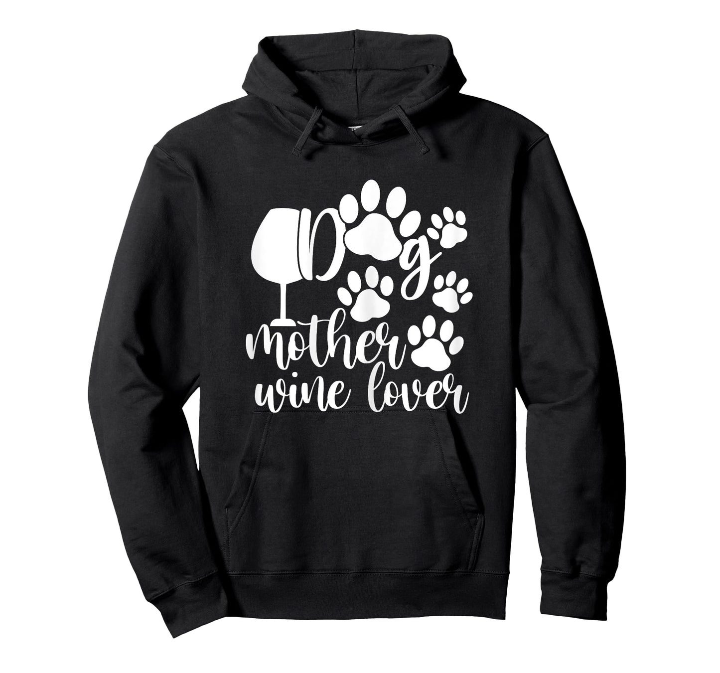 Wine Shirts for Women, Dog Mother Wine Lover Funny T-Shirt