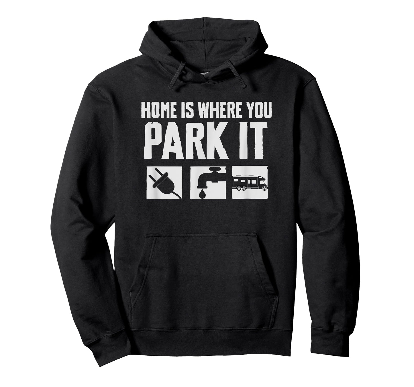 Home is Where You Park It RV Camping Van T-Shirt