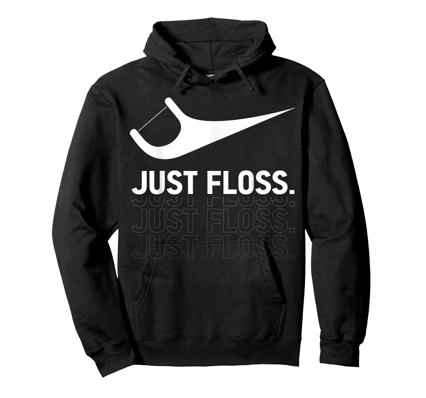 Just Floss, Funny Dental Novelty Design for Dental Team T-Shirt