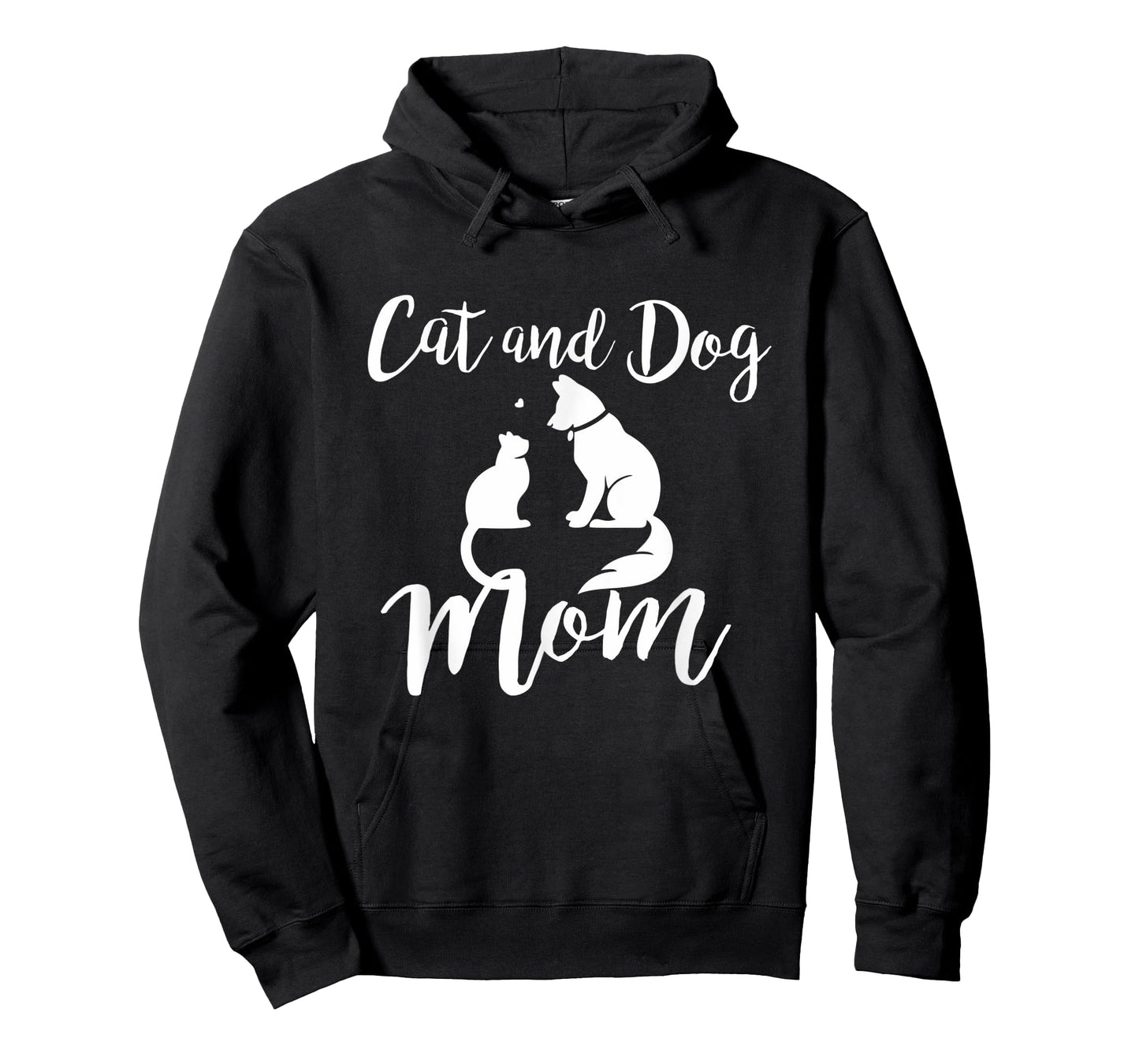 Pets Animals Cats and Dogs T-Shirt Cat Mom AF Dog Dad Puppy