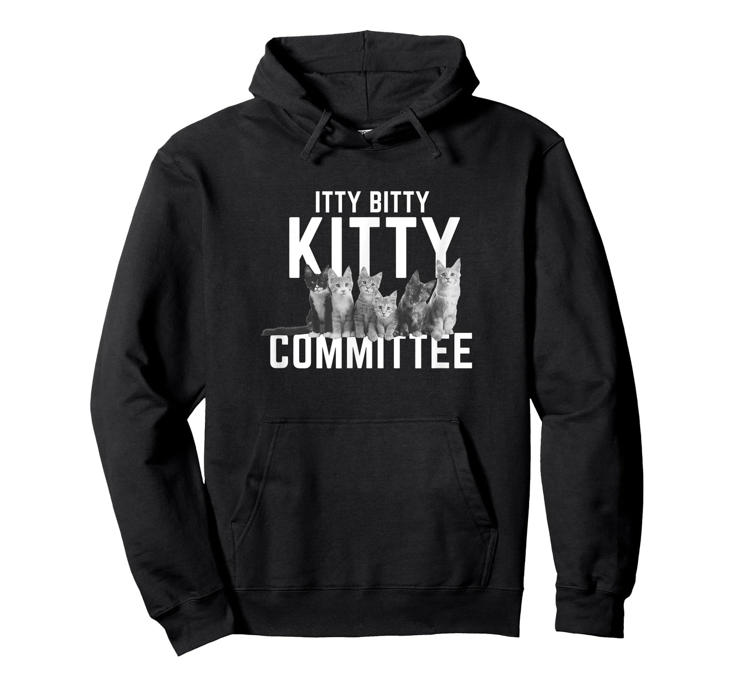 Itty Bitty Kitty Committee Cute Cat T-Shirt