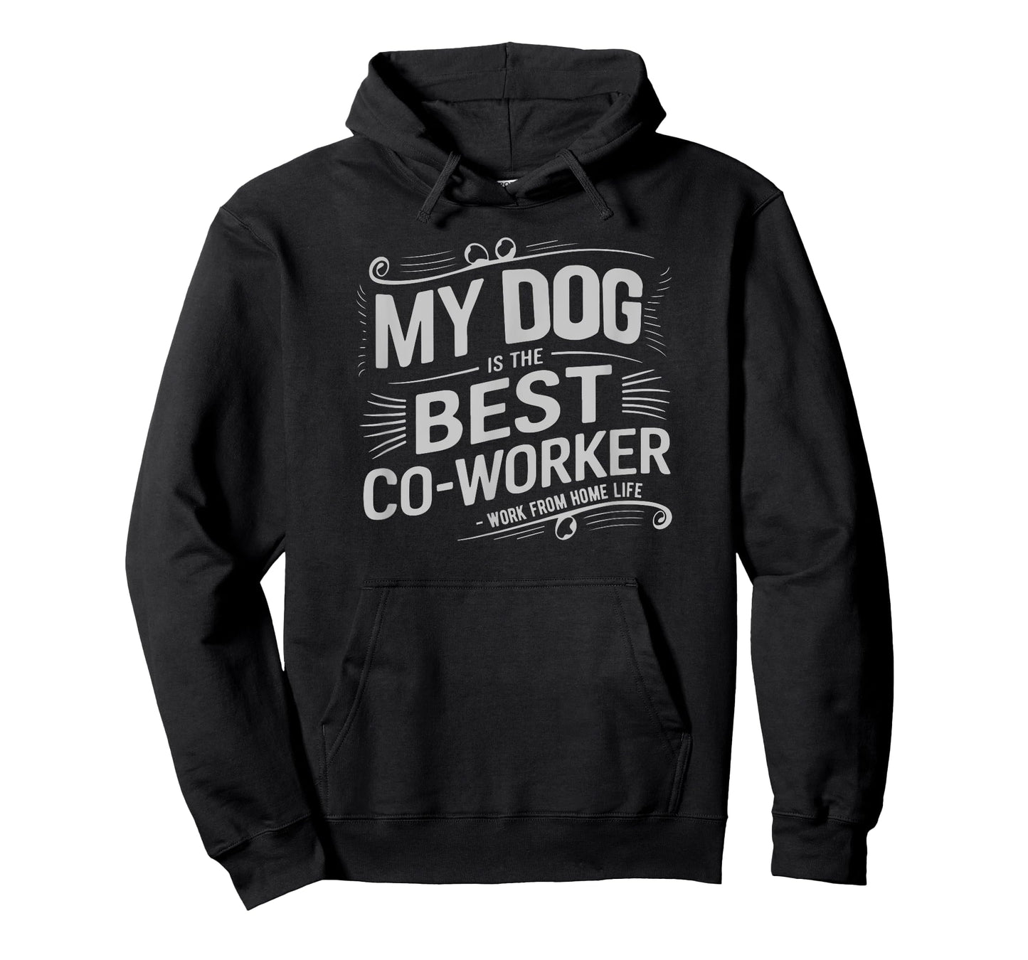 Work From Home Office Cool Dog Is The Best Coworker Novelty T-Shirt