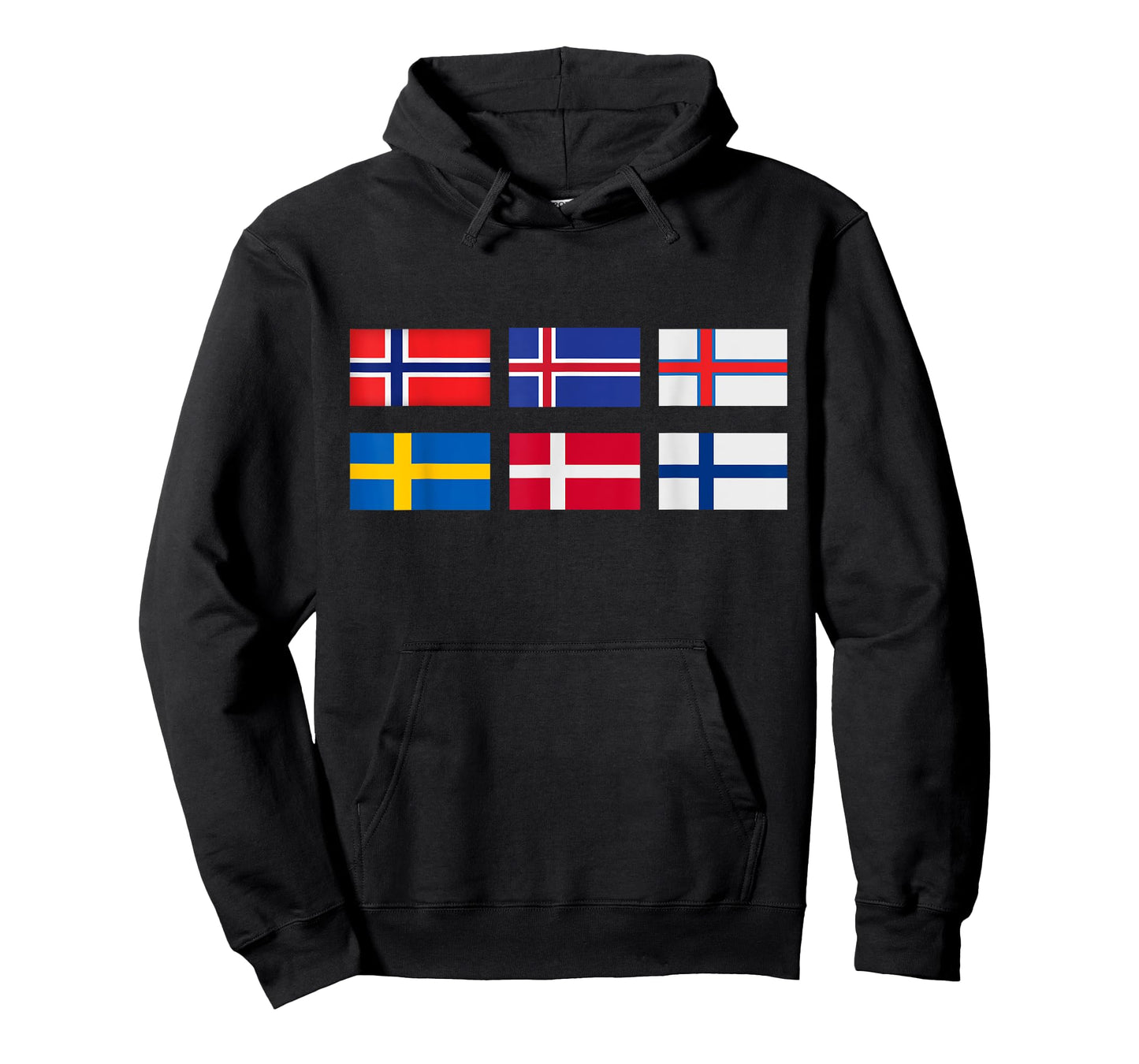 Scandinavia flag, the Nordic country's flag, Northern Europe T-Shirt