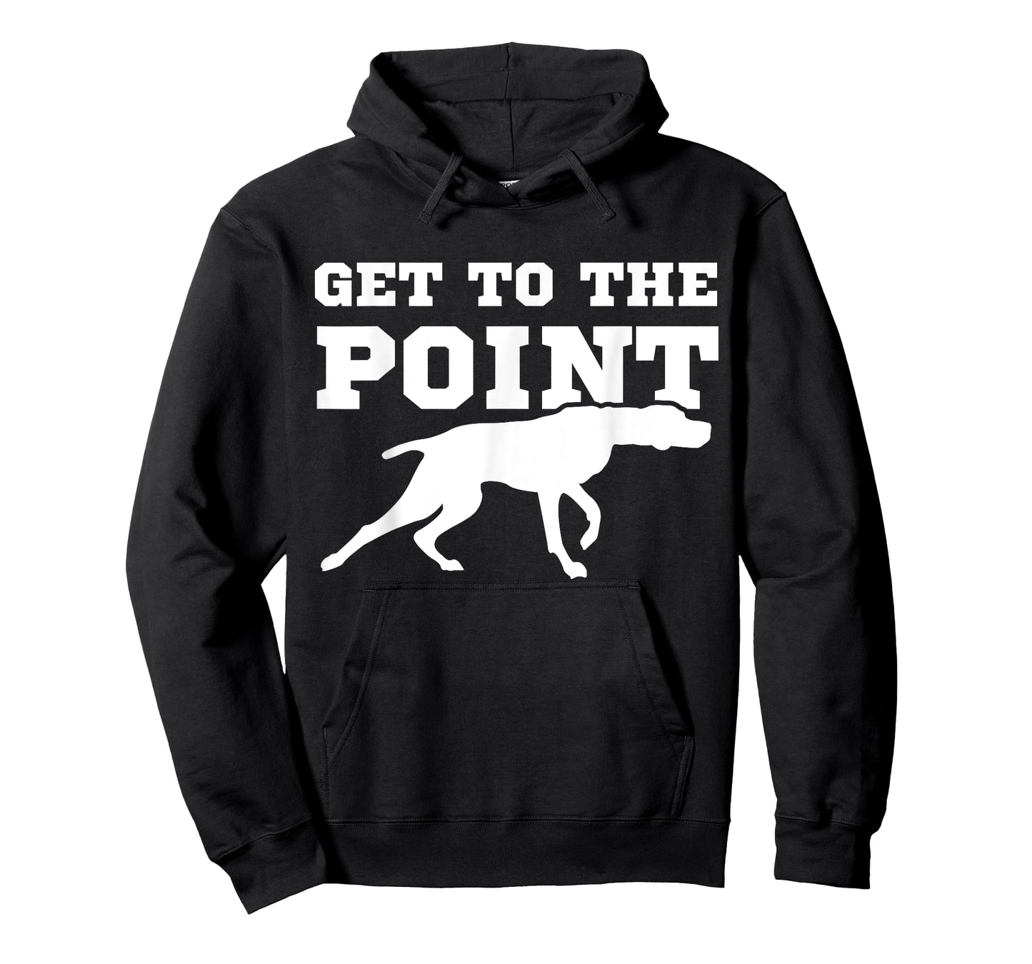 Funny Pointer Dog Quote & Vizsla Puppy Apparel Co Unisex-Adults Black Dog Themed T-Shirt